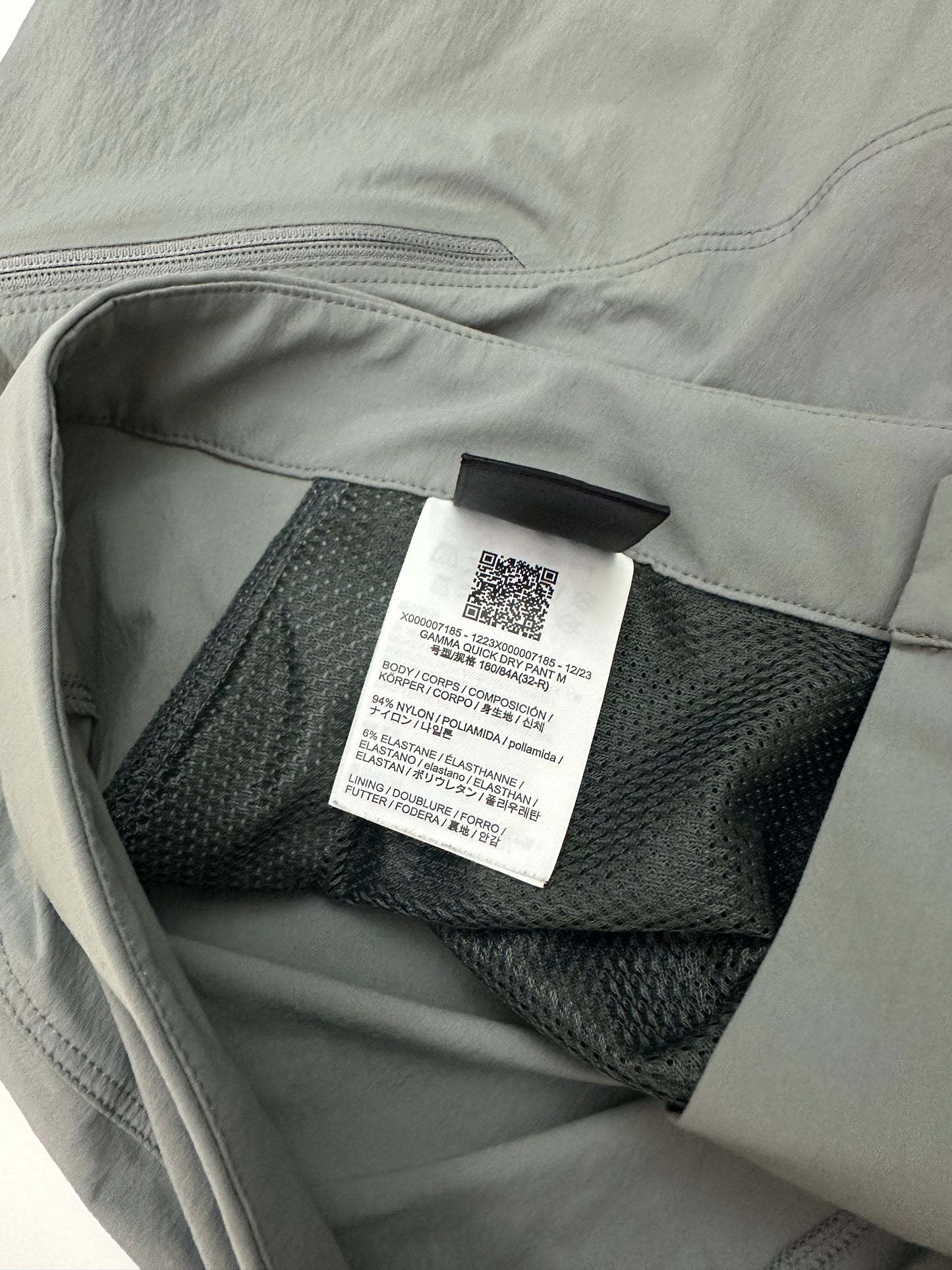 Arc'teryx Gamma Quick Dry Pant Grey Men’s 32 Reg