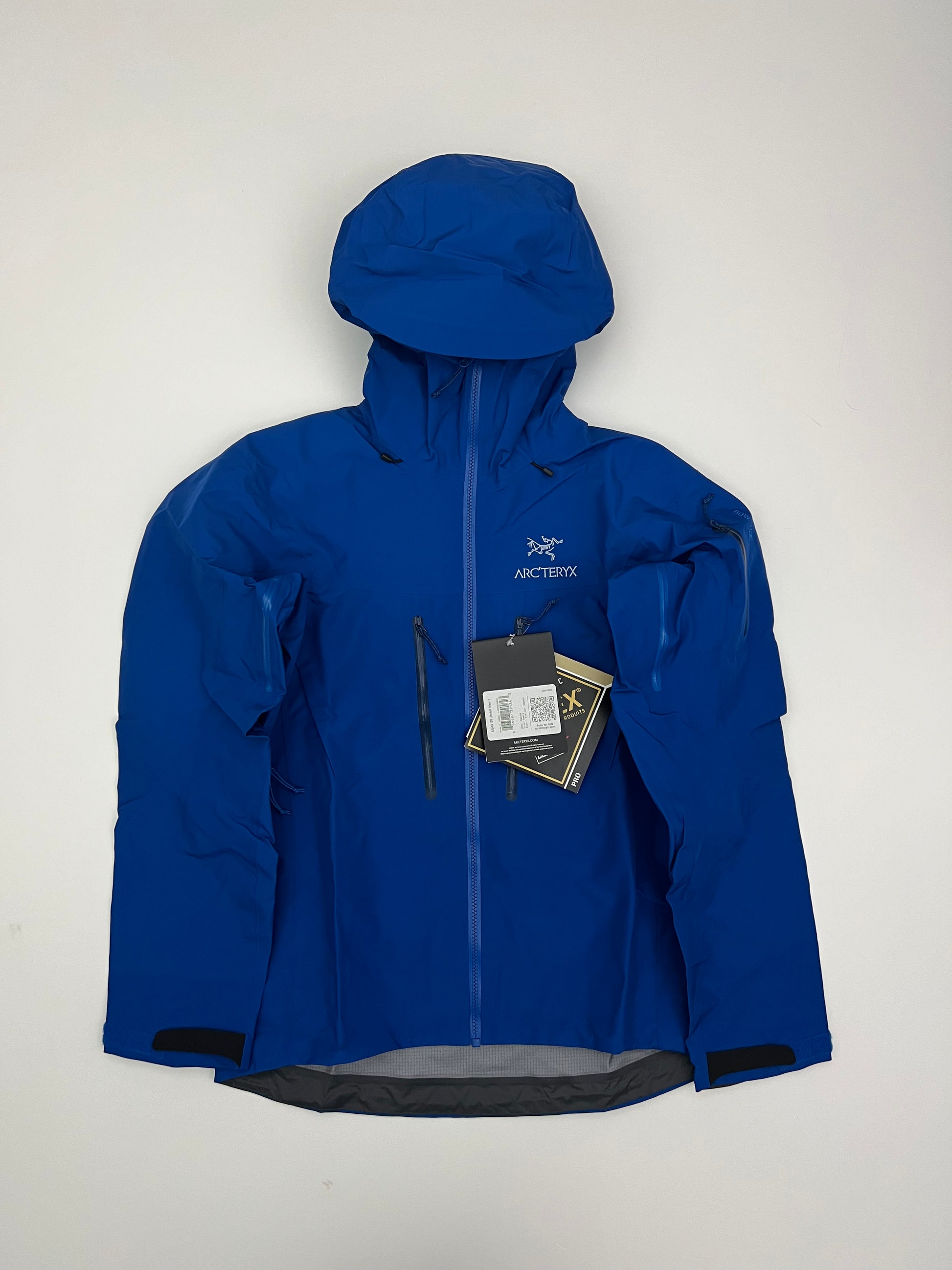 Arc'teryx Alpha SV Jacket Stellar Blue Men's S Small Gore Arc'teryx Alpha SV Jacket Stellar Blue Men's S Small Gore