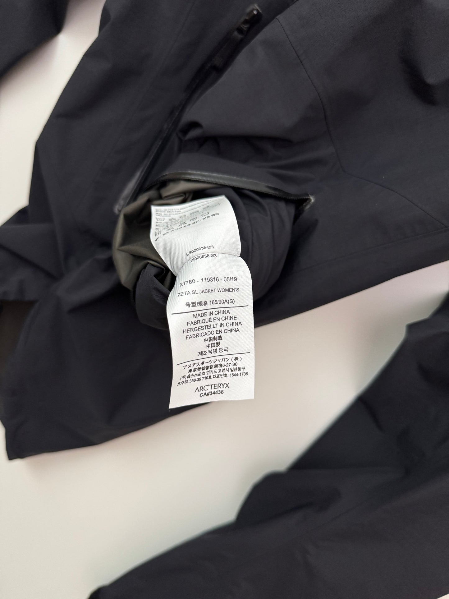 Arc’teryx Zeta SL Jacket Black Women’s S Small Gore-Tex (Copy)