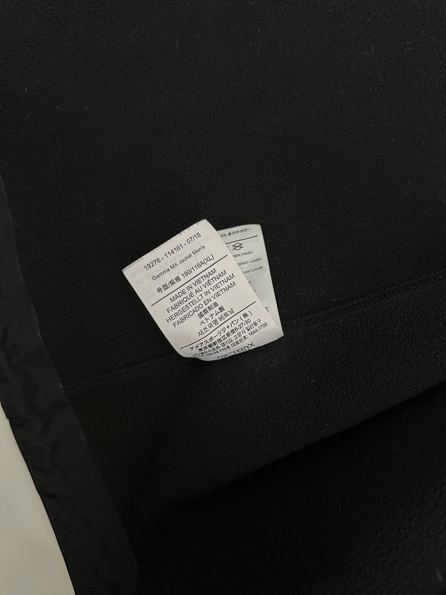 Arc’teryx Gamma MX Jacket Black Men’s XL Extra Large