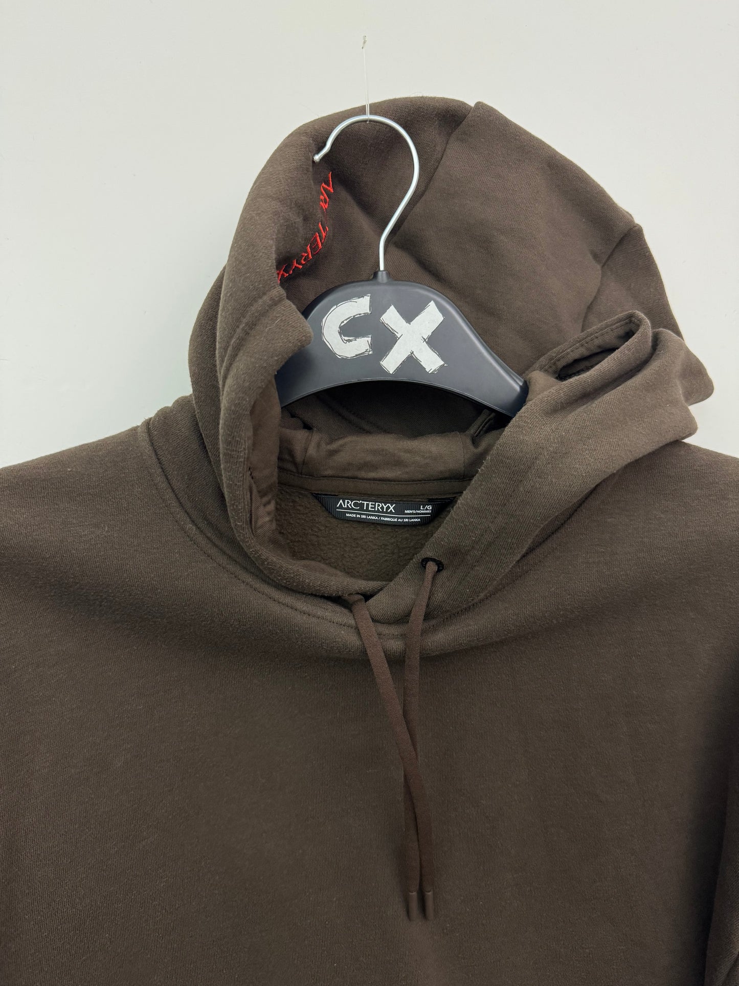 Arc'teryx Emblem Fleece Hoody Men's L Large Carob Brown