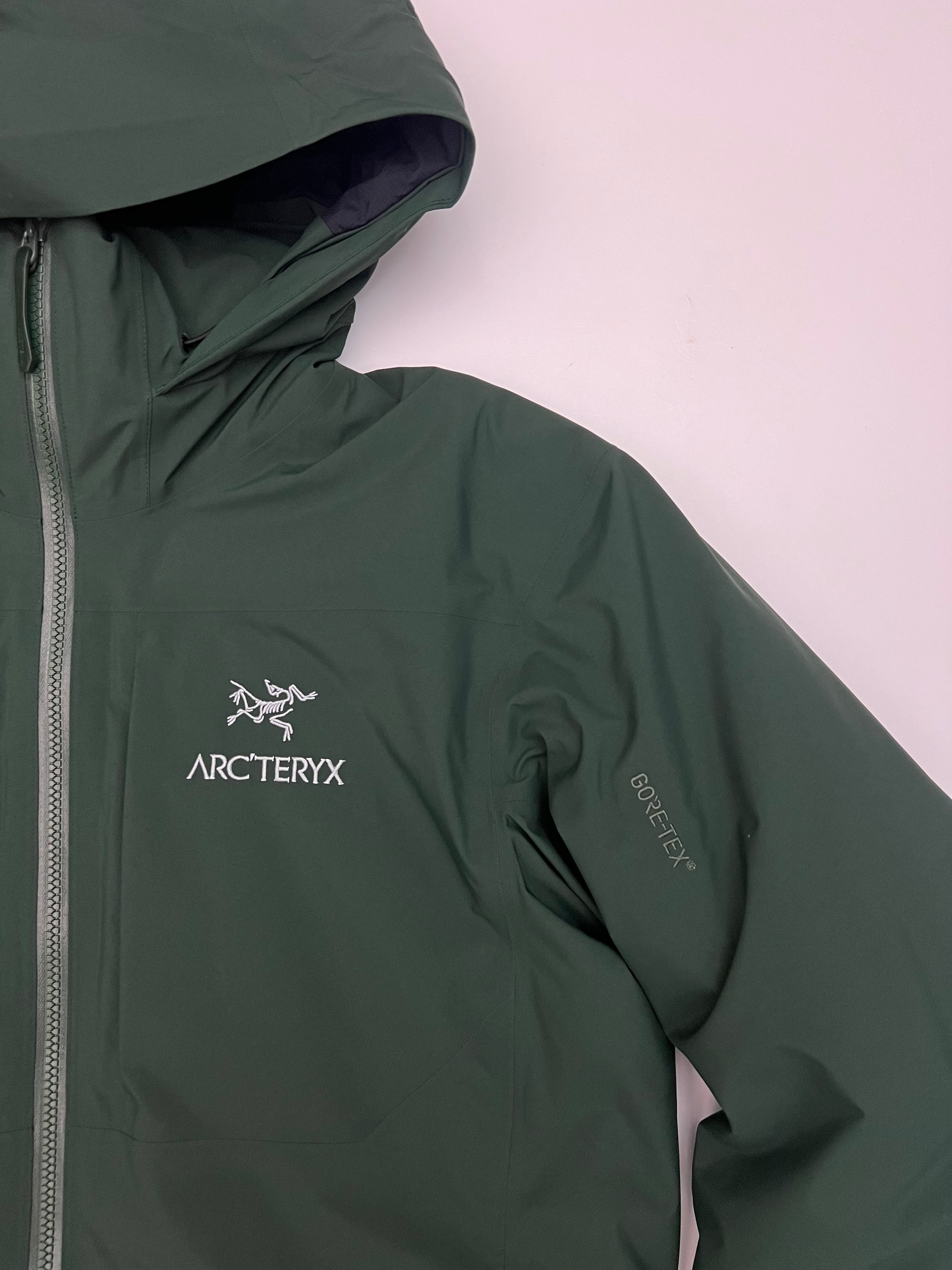 Arc’teryx Fission SV Jacket Conifer Green Men’s S Small Gore-Tex Insulated
