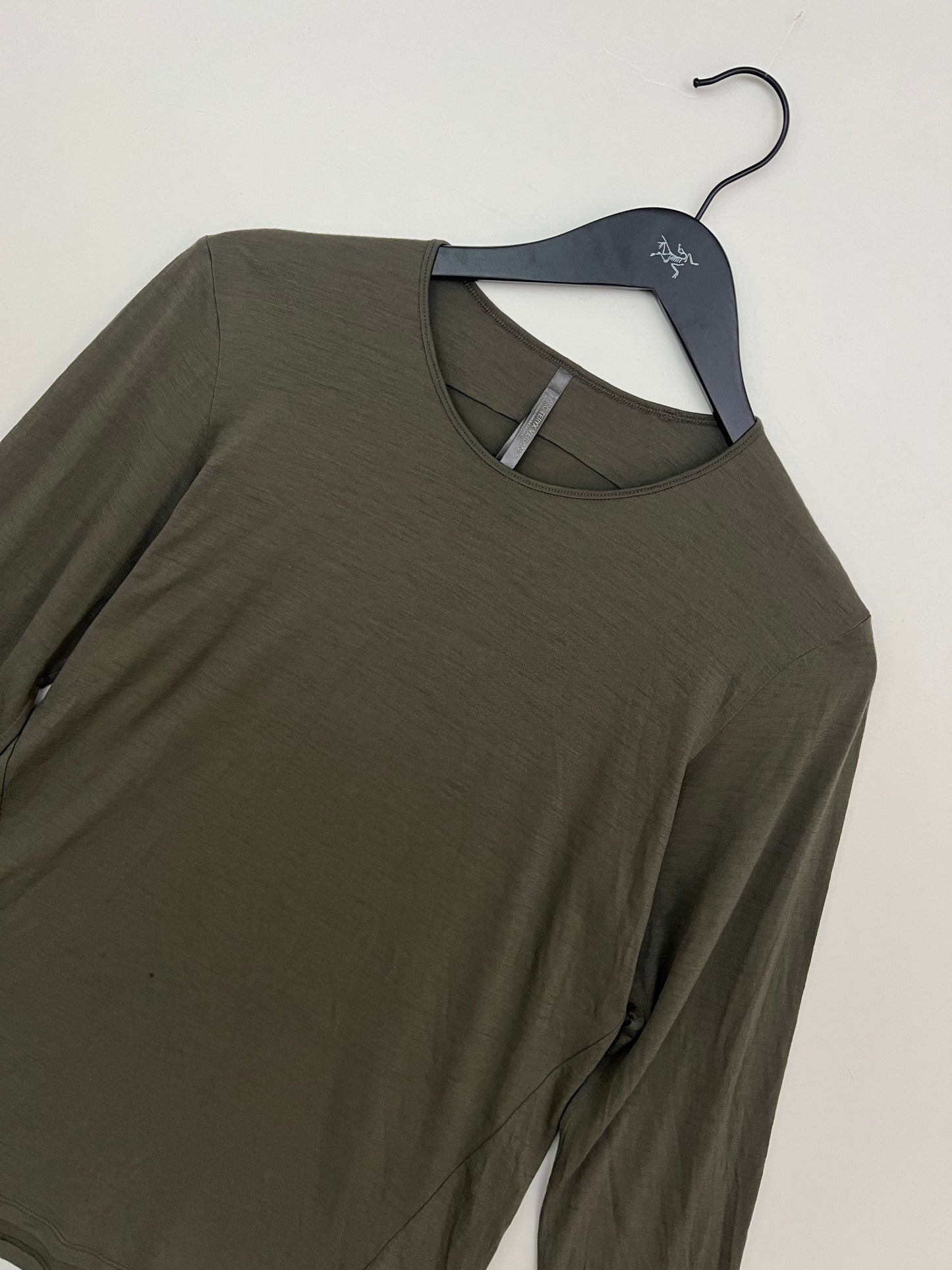Arc’teryx Veilance Frame LS Tee Olive Green Men’s S Small Merino Wool