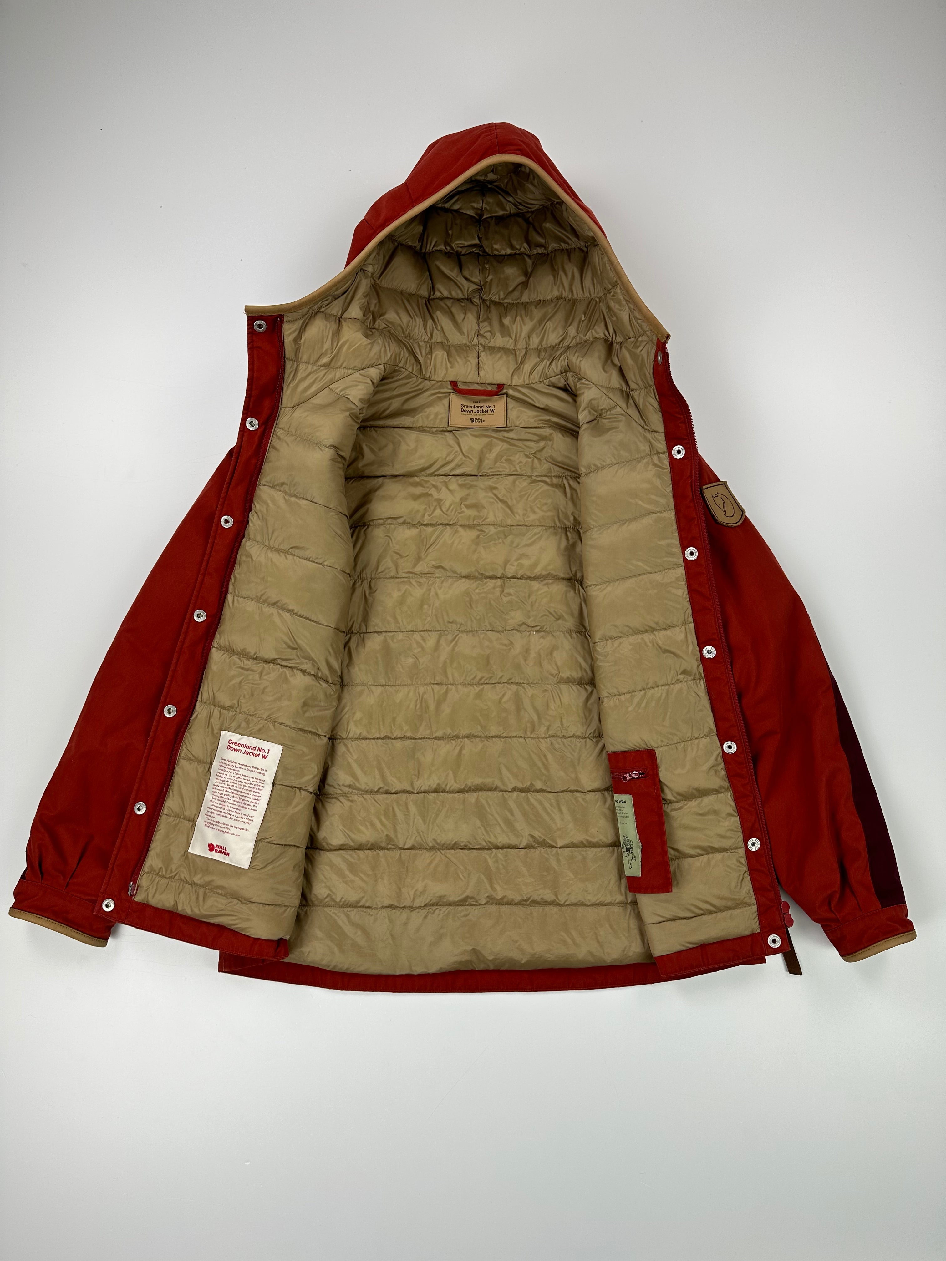 Fjallraven Greenland No. 1 Down Jacket Women s L Large Red G 1000 Chamonyx