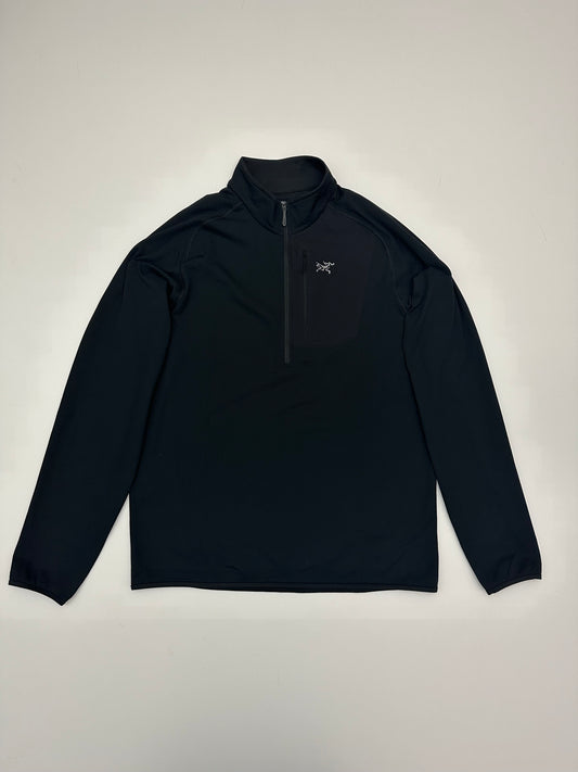 Arc’teryx Delta 1/2 Zip Neck Fleece Black Men’s L Large