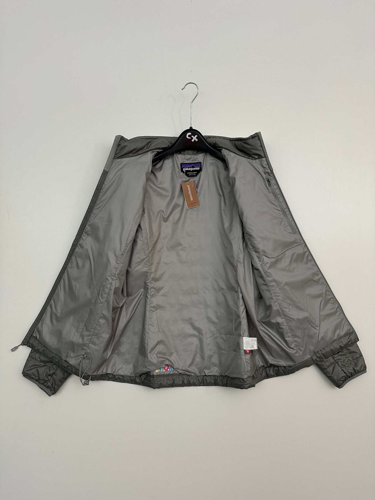 Patagonia Nano Puff Jacket Women's L Large Feather Grey