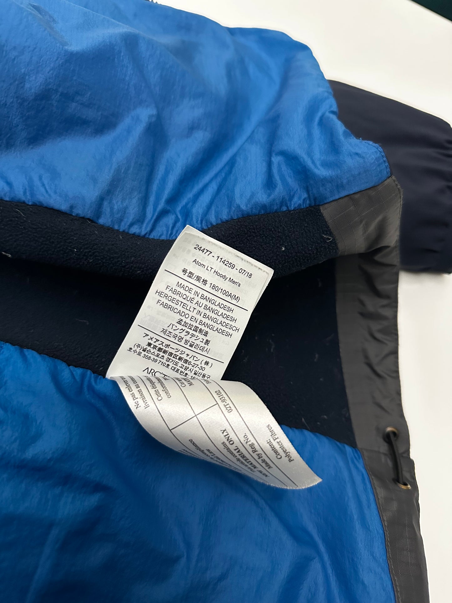 Arc’teryx Atom LT Hoody TUI Blue Men’s M Medium