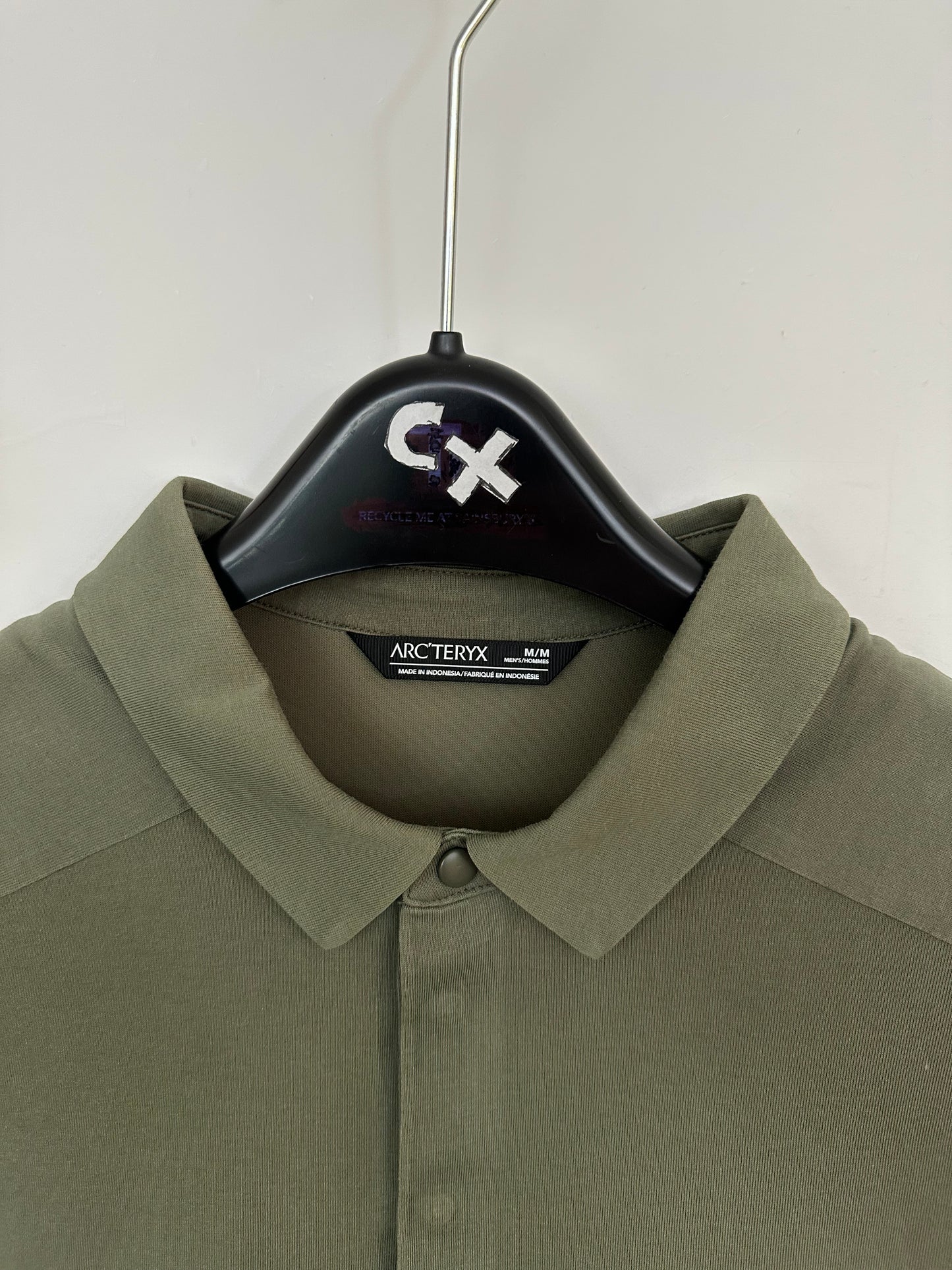 Arc’teryx Eris Polo T-Shirt Forage Green Men’s S Medium