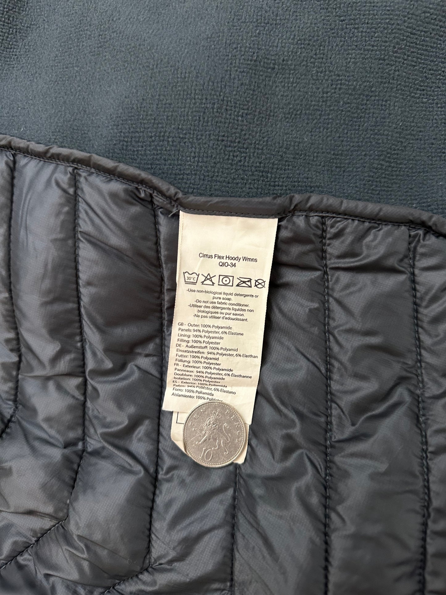 Rab Cirrus Flex 2.0 Hoody Insulated Jacket Grey UK 8 / XS Women’s