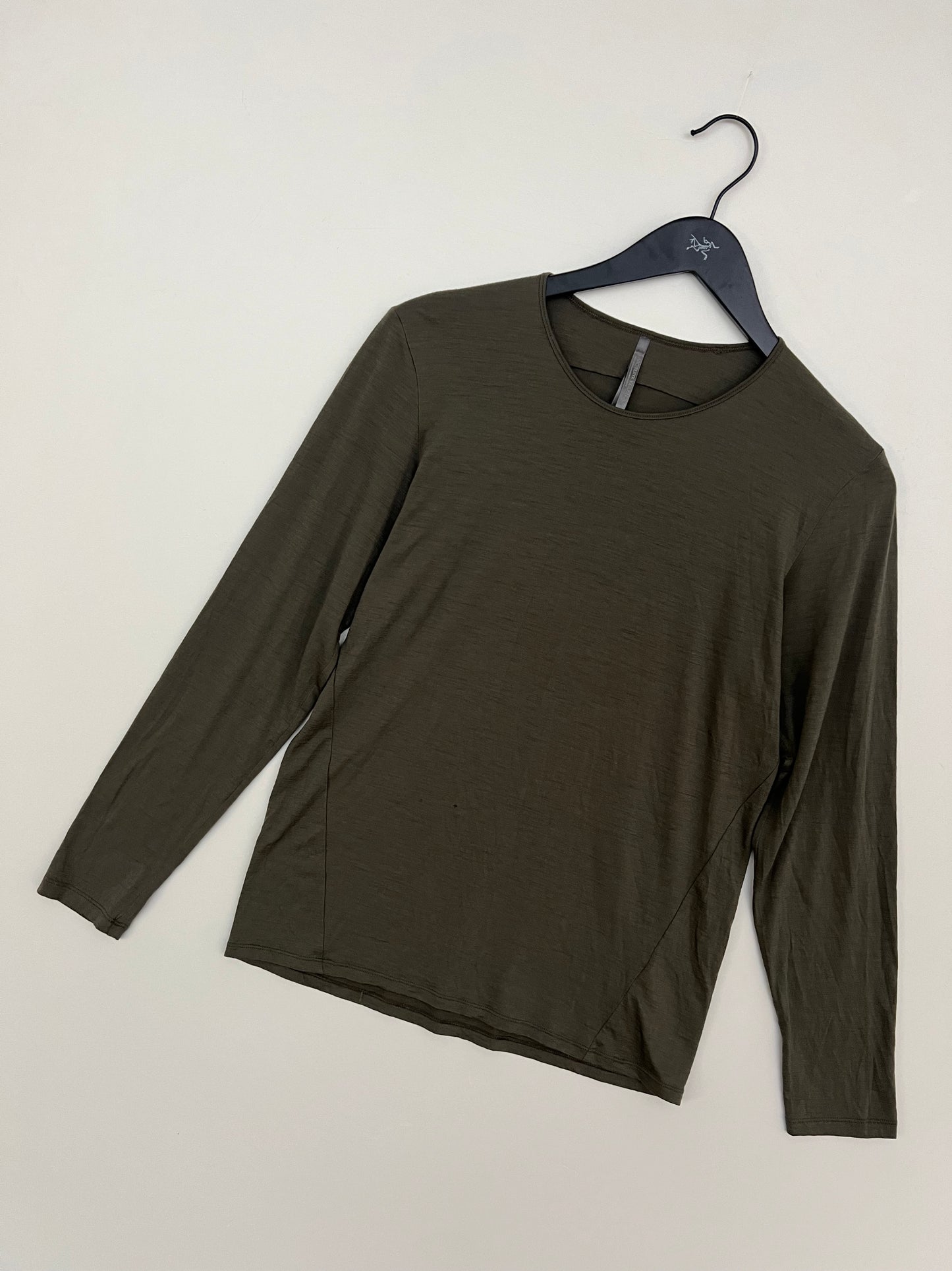 Arc’teryx Veilance Frame LS Tee Olive Green Men’s S Small Merino Wool
