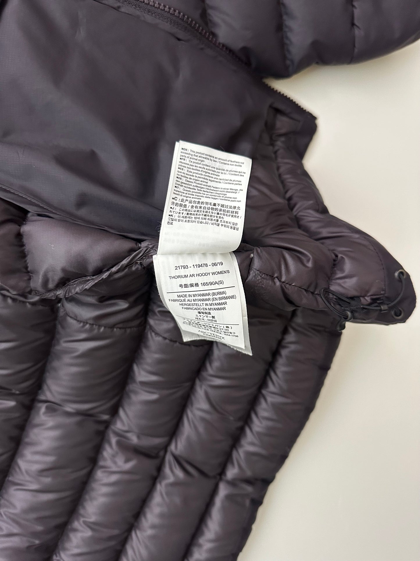 Arc'teryx Thorium AR Hoody Purple Women's S Small