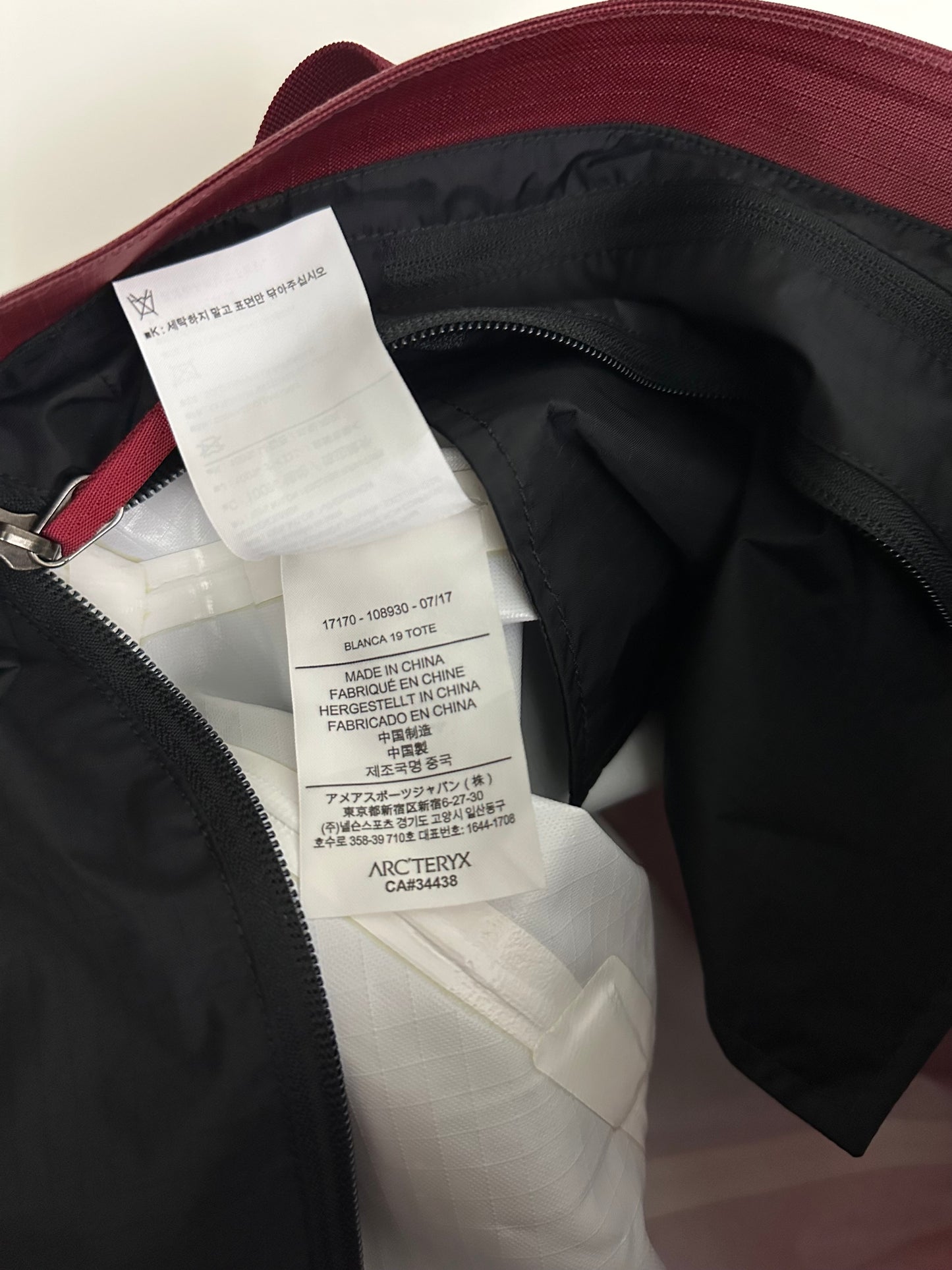 Arc’teryx Blanca 19 Tote Bag Red