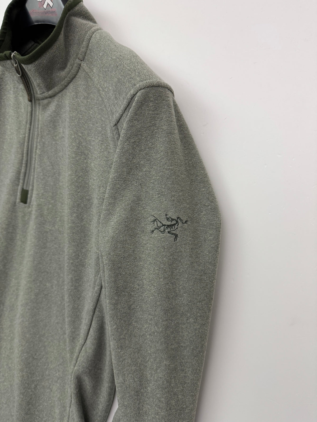 Arc'teryx Endocon Zip Neck Pullover Grey Men's S Small