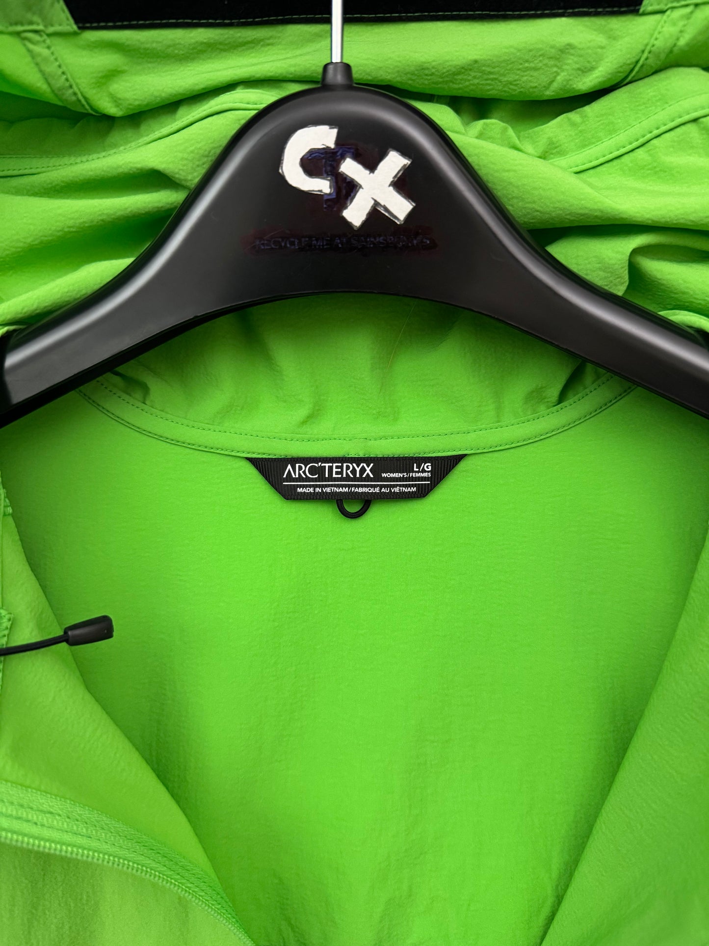 Arc'teryx Sigma SL Anorak Women's L Large Green