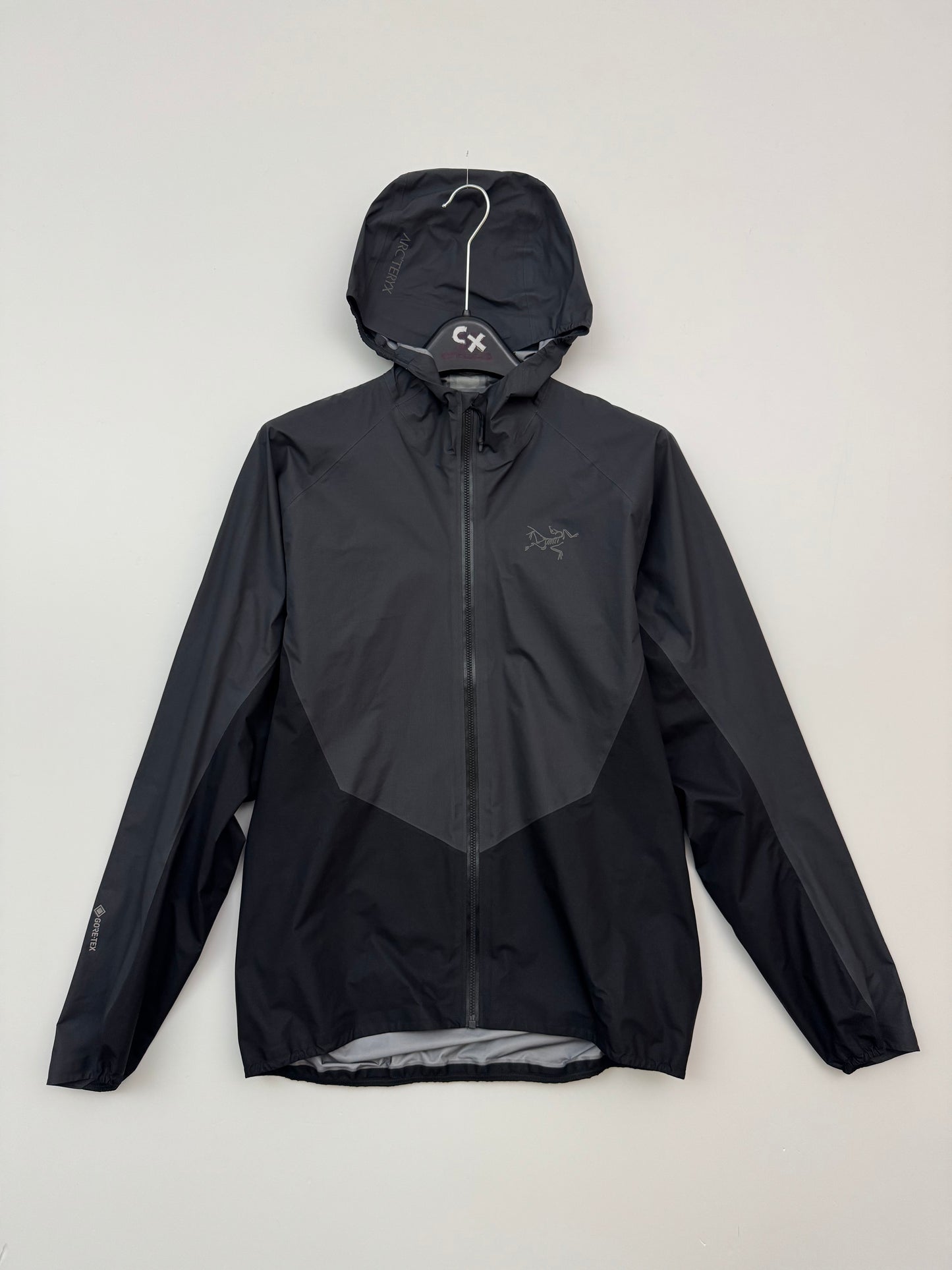 Arc'teryx Norvan Shell Jacket Black Grey Men's Small Gore-Tex RECCO