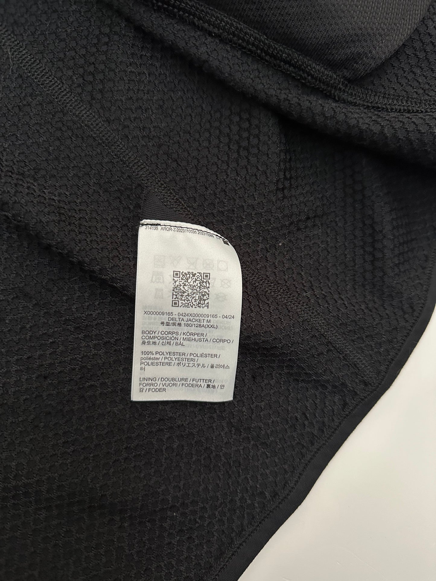 Arc’teryx Delta Jacket Black Men’s XXL