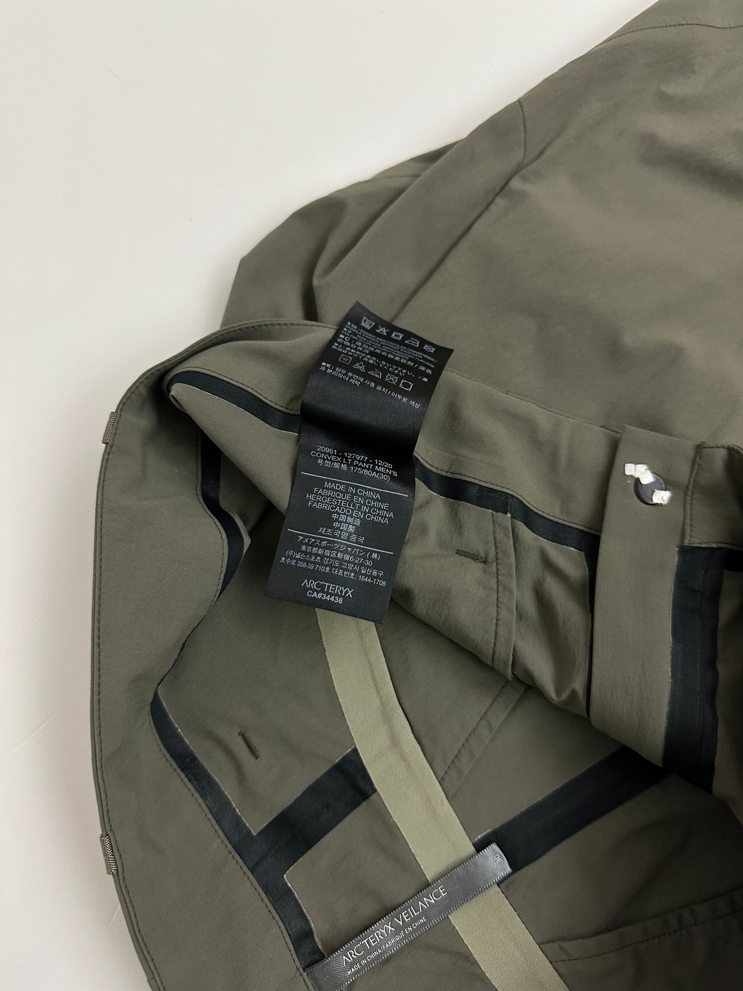 Arc'teryx Veilance Convex LT Pant Green Men’s 30