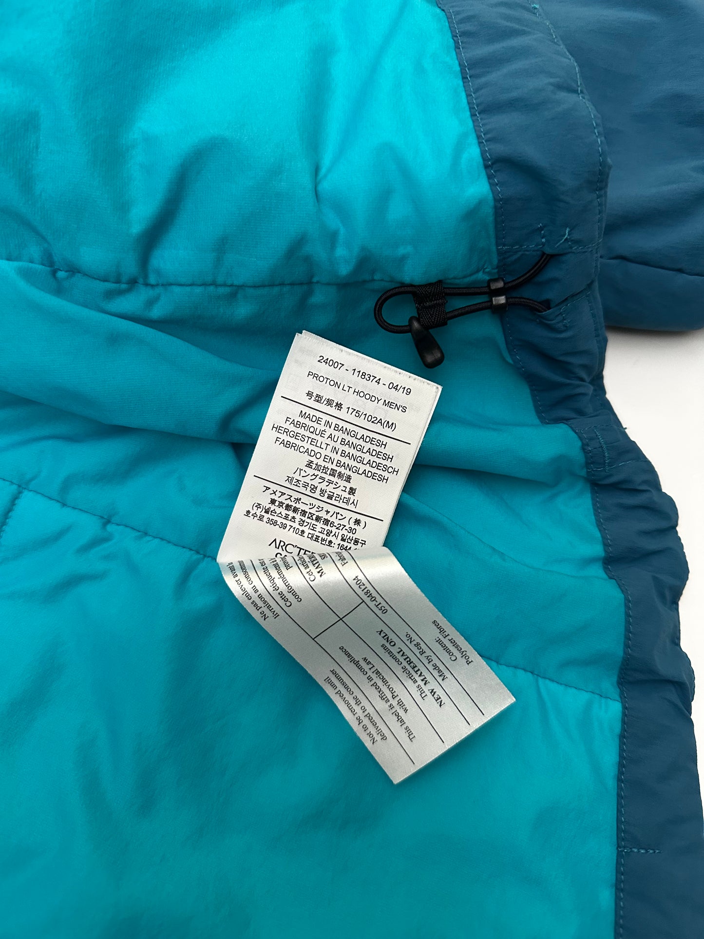Arc'teryx Proton LT Hoody Men’s M Medium Blue Insulated Jacket