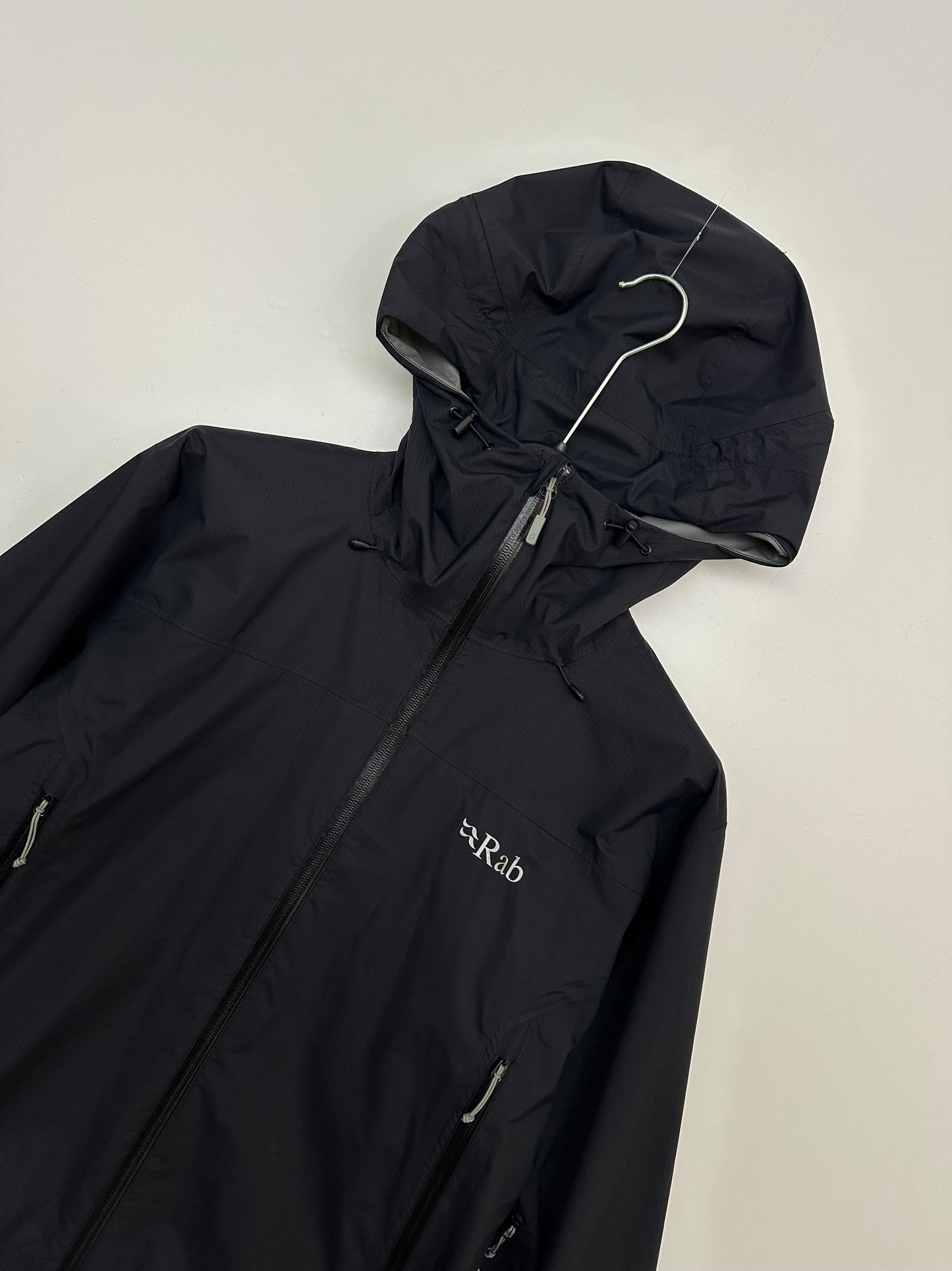 Rab Downpour Plus 2.0 Jacket Men’s XXL Black Waterproof Pertex Shield Shell