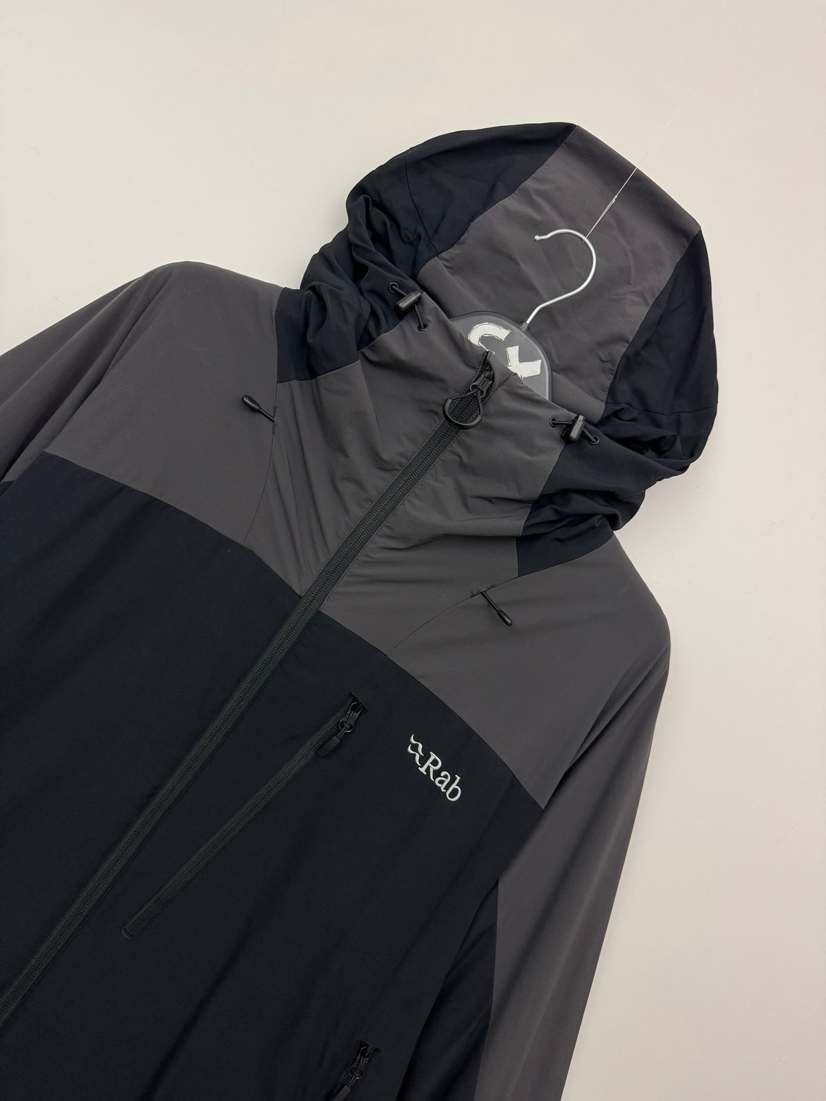 Rab VR Guide Jacket Black Men's XXL 2XL Vapour-Rise Fleece Lined Softshell