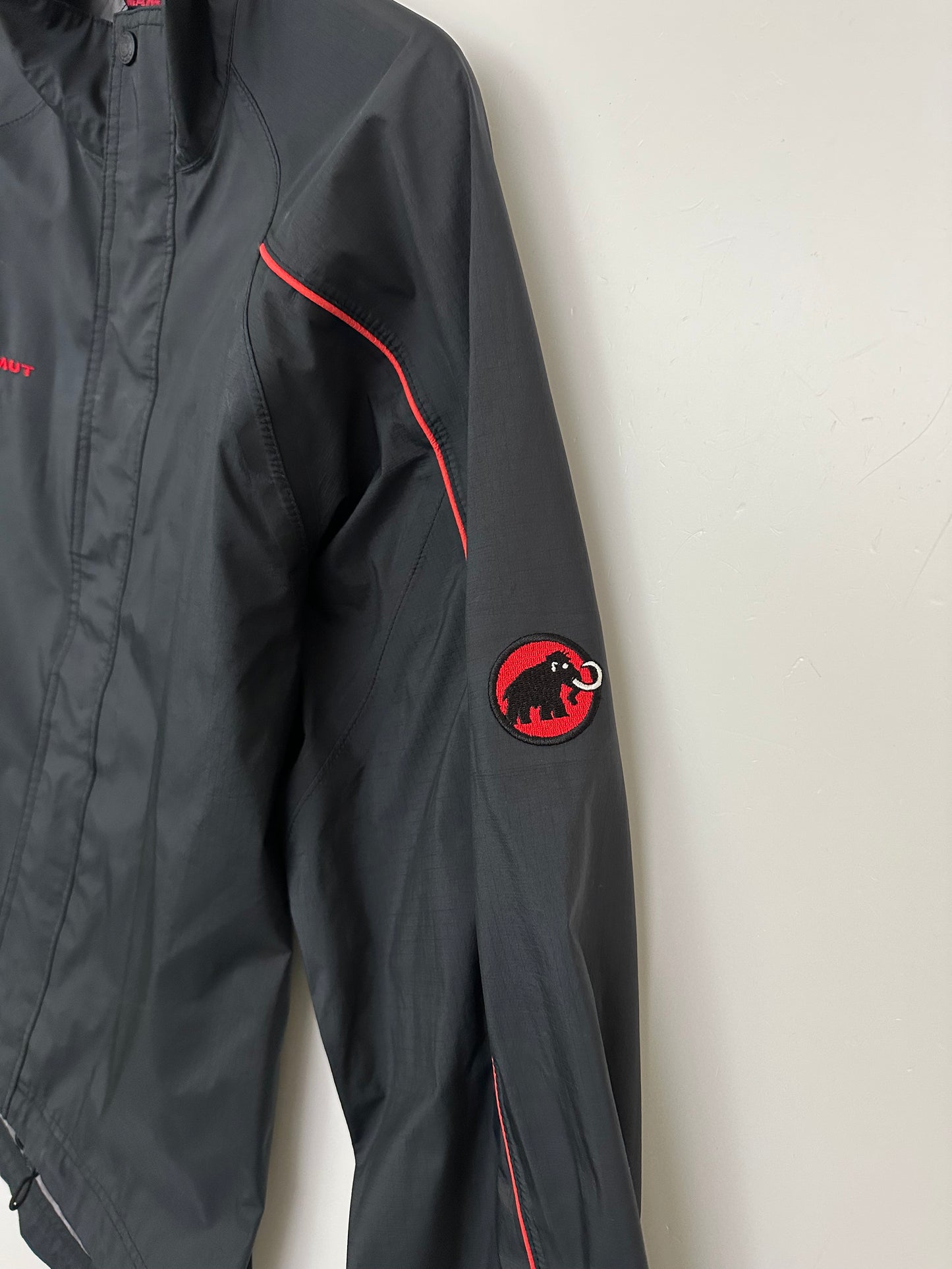 Mammut Wenaha DRYtech Waterproof Jacket Black/Red Men’s Large