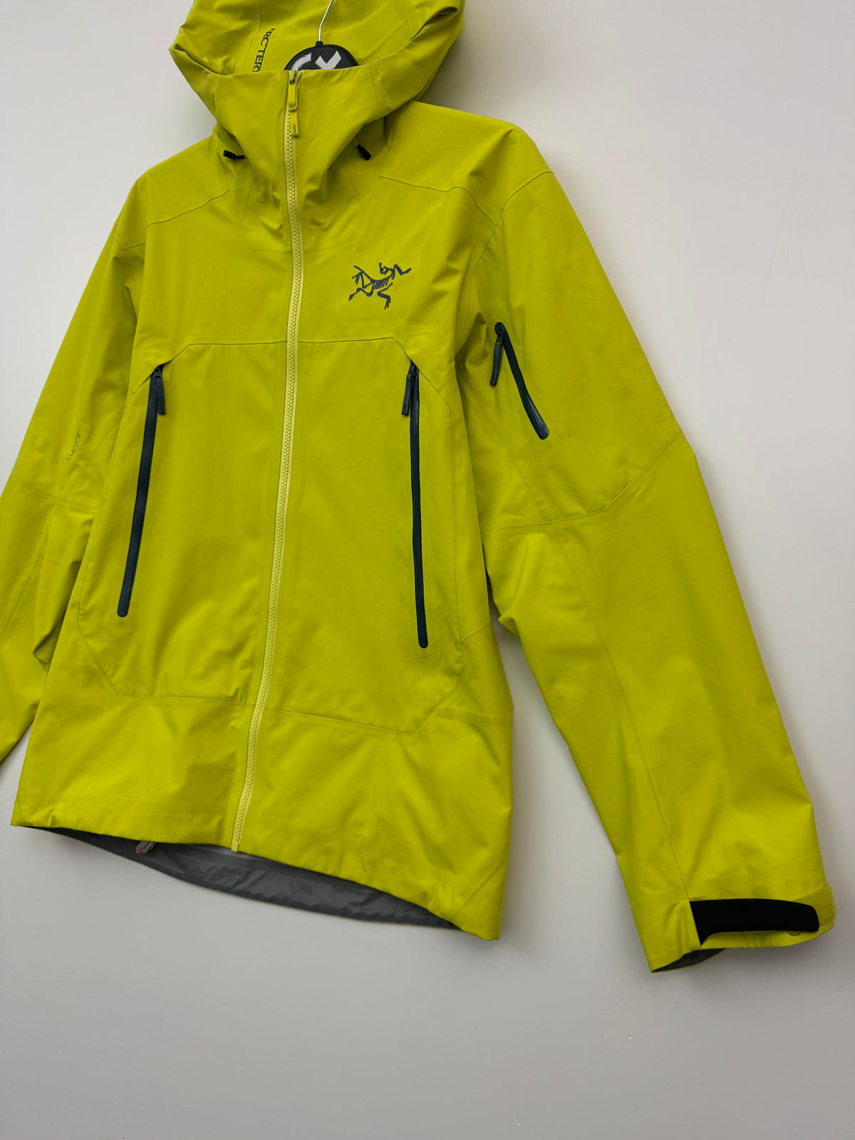 Arc'teryx Sabre Jacket Yellow Men's S Small Gore-Tex RECCO