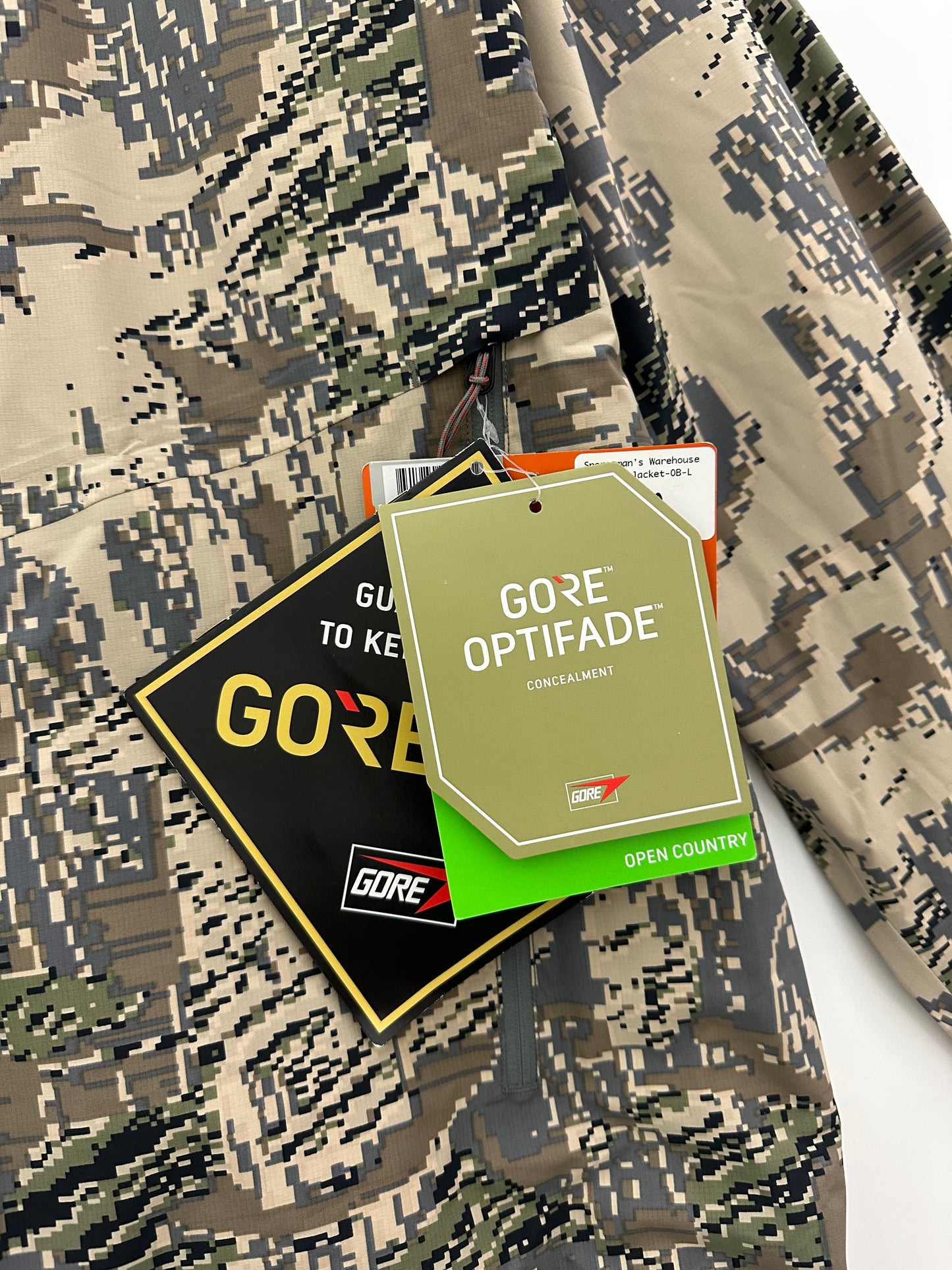 Sitka Dew Point Jacket Optifade Open Country Men’s Large Gore-Tex