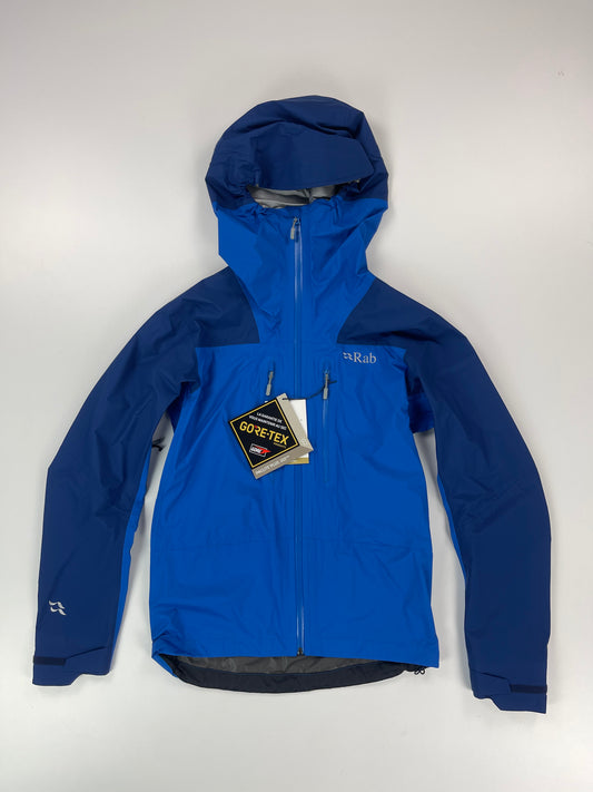 Rab Zenith Jacket Nightfall Blue Men’s S Small Gore-Tex