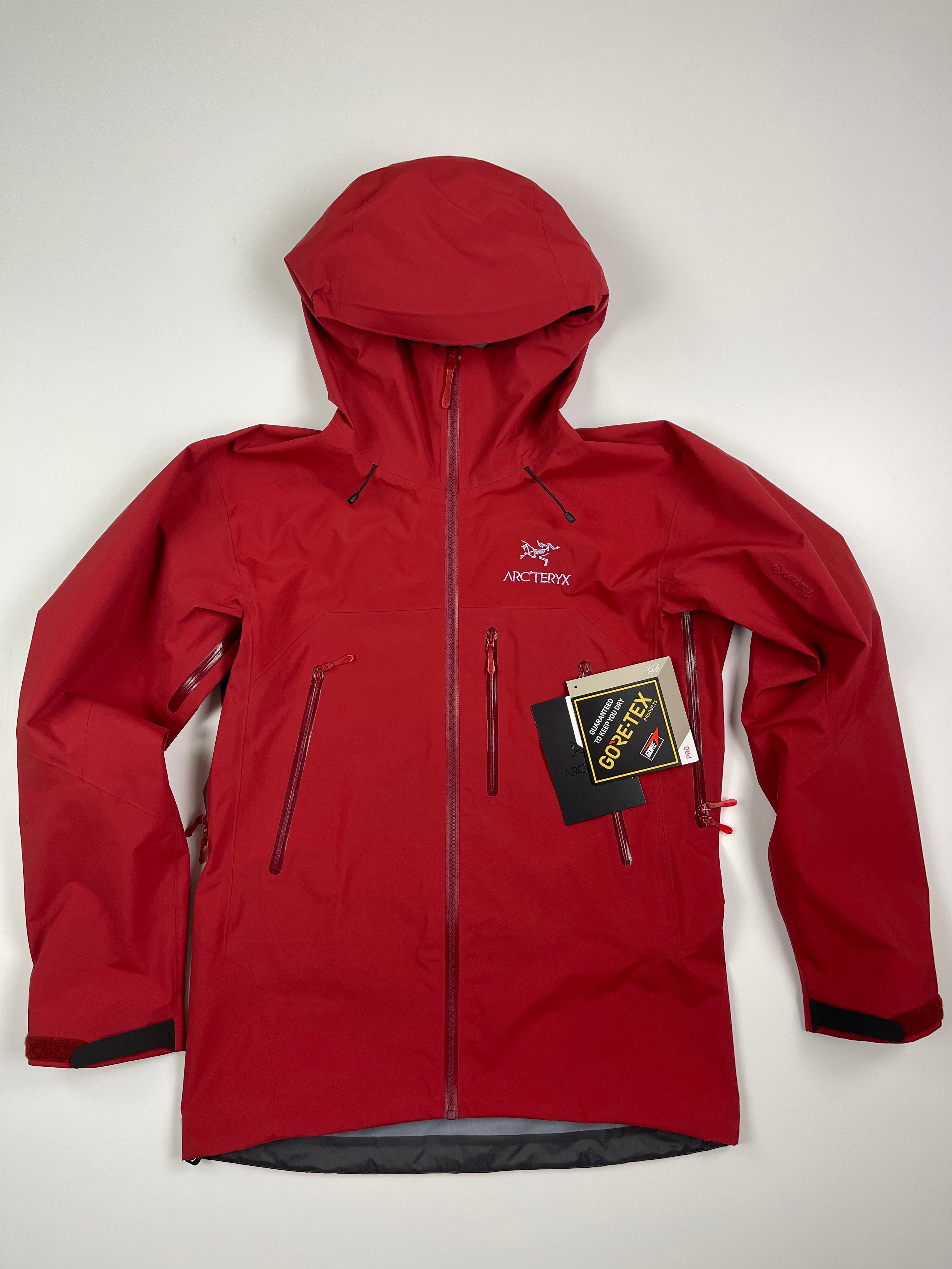 Arc'teryx Beta SV Jacket Bordeaux Red Men's S Small Gore-Tex Pro