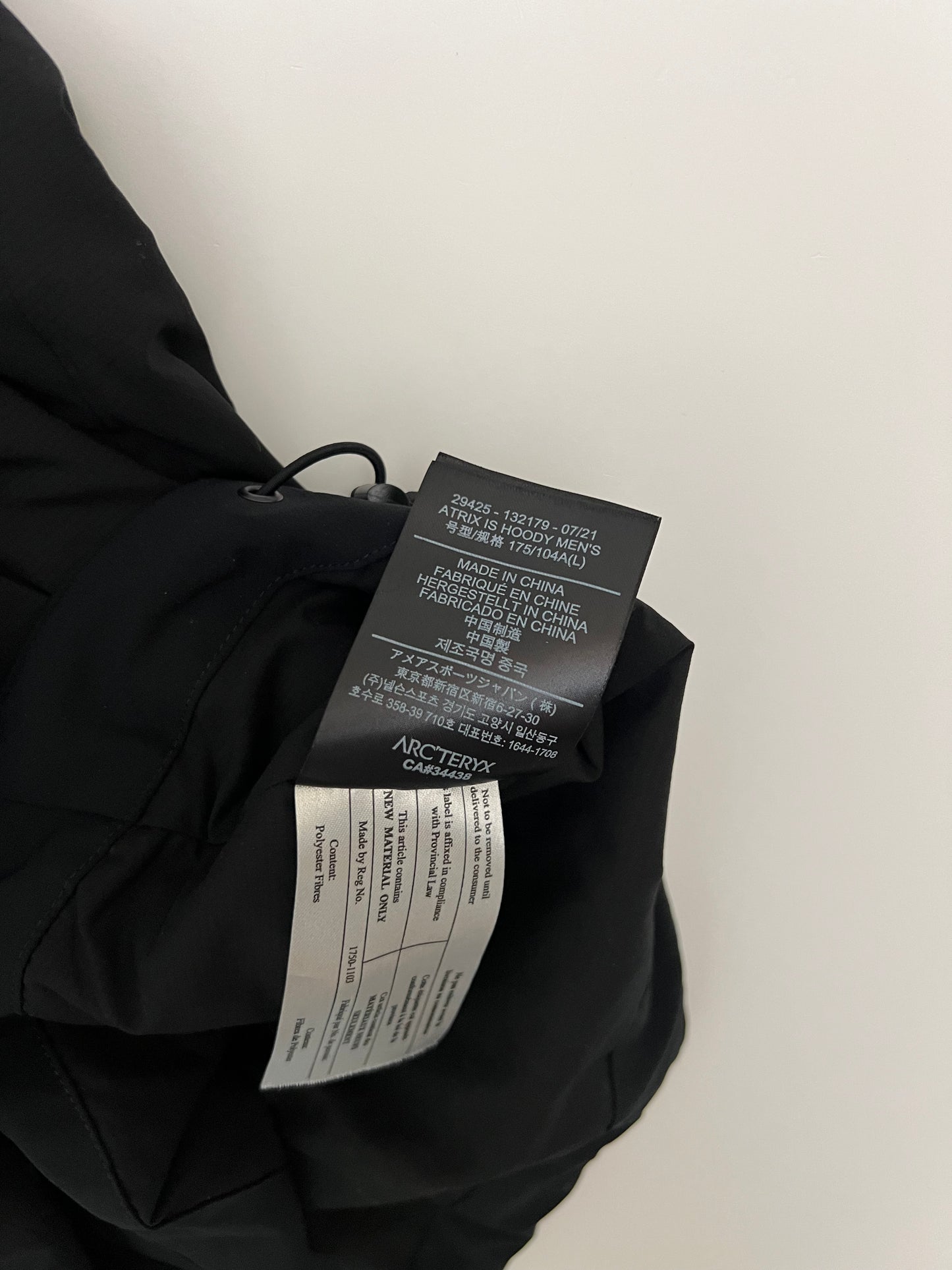 Arc’teryx Veilance Atrix IS Hoody Black Men’s L Large
