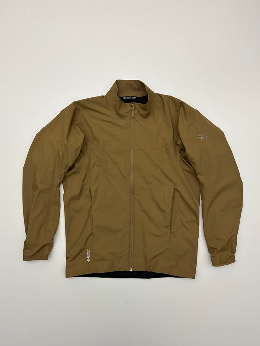 Arc’teryx Solano Jacket Canvas Brown Men’s XS Extra Small Gore-Tex Infinium