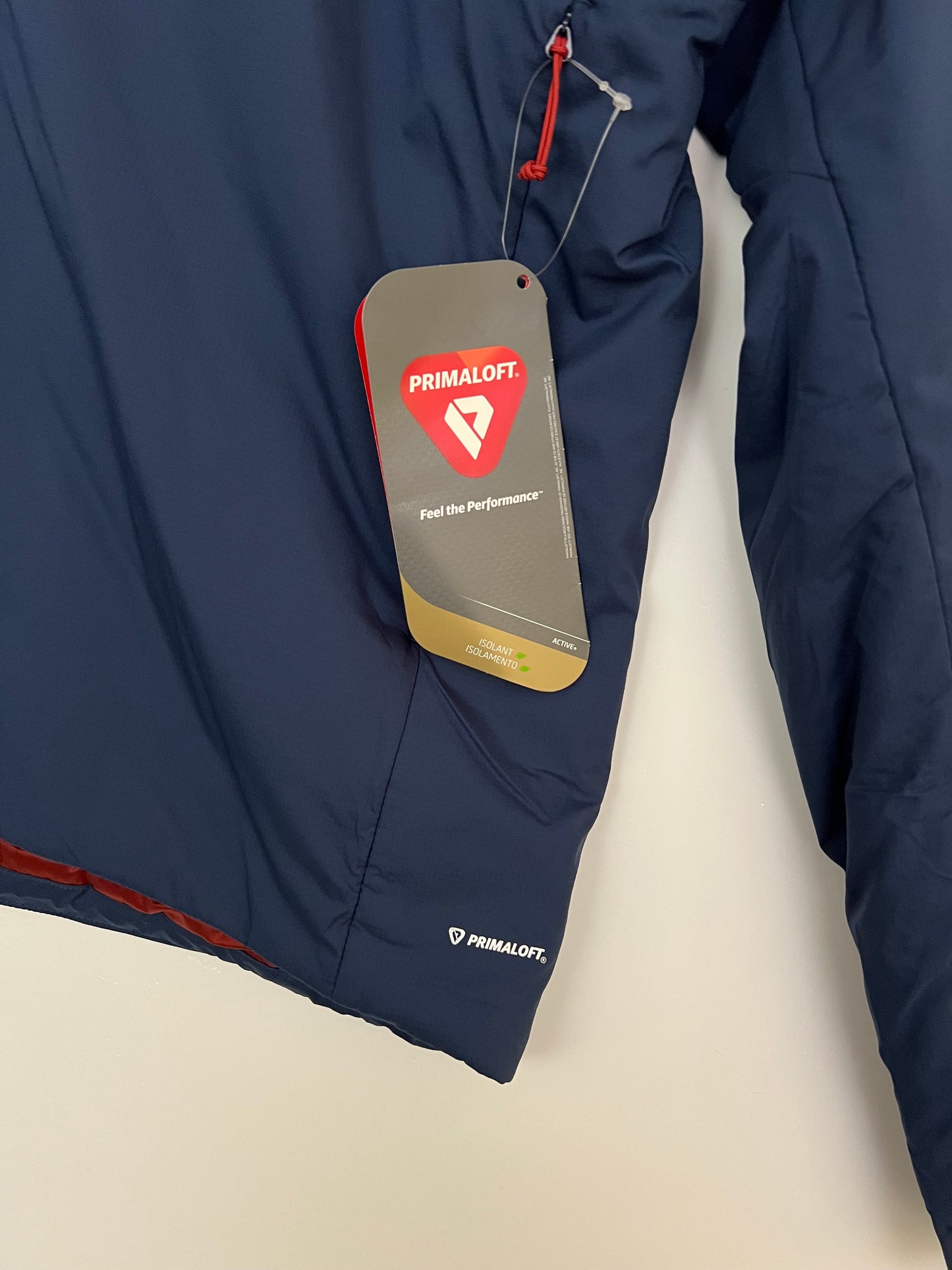 Rab Xenair Alpine Light Jacket Tempest Blue / Tuscan Red Men’s S Small