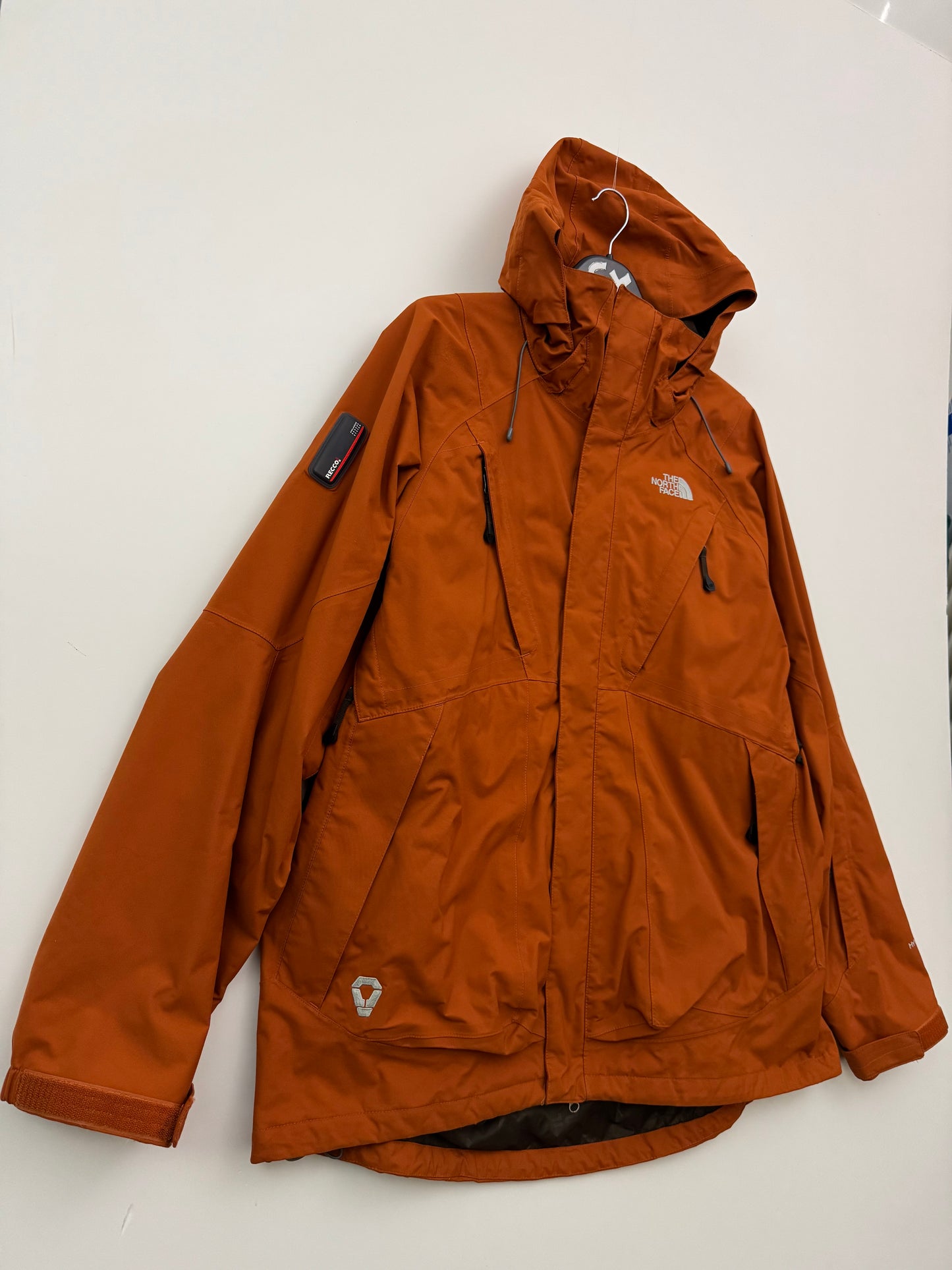 The North Face Prodigy Jacket Men's XL Extra Large Orange HyVent RECCO