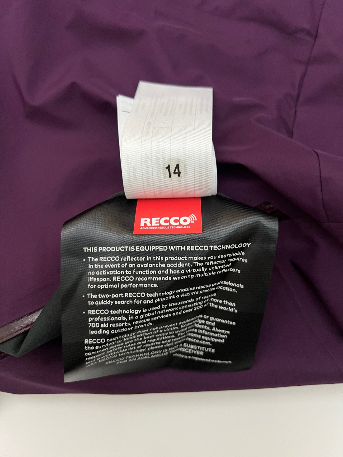 Arc'teryx Kakeela Pant Chandra Purple Women’s M Medium Gore-Tex RECCO