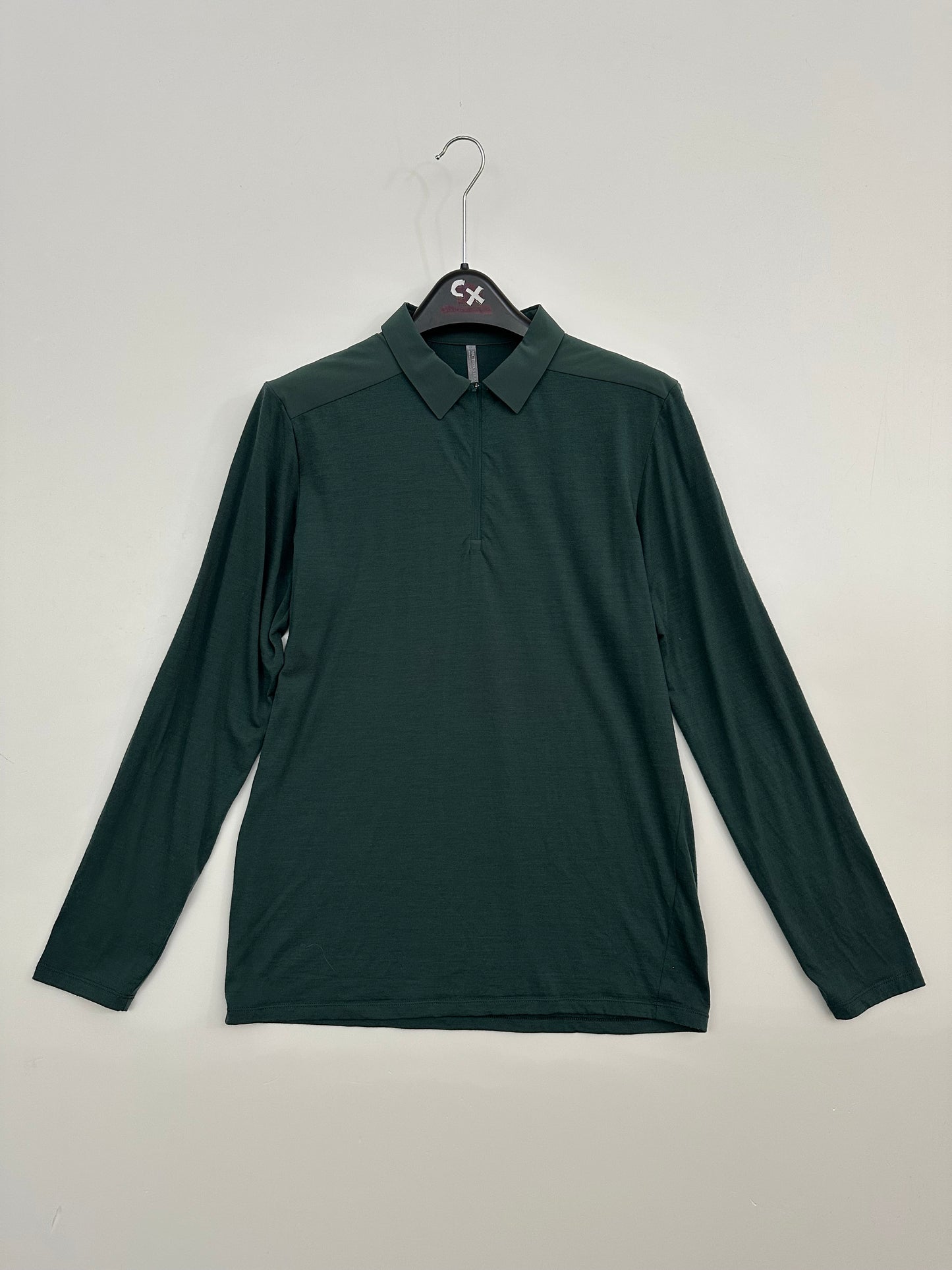 Arc’teryx Veilance Frame LS Polo Green Men’s S Small Merino Wool