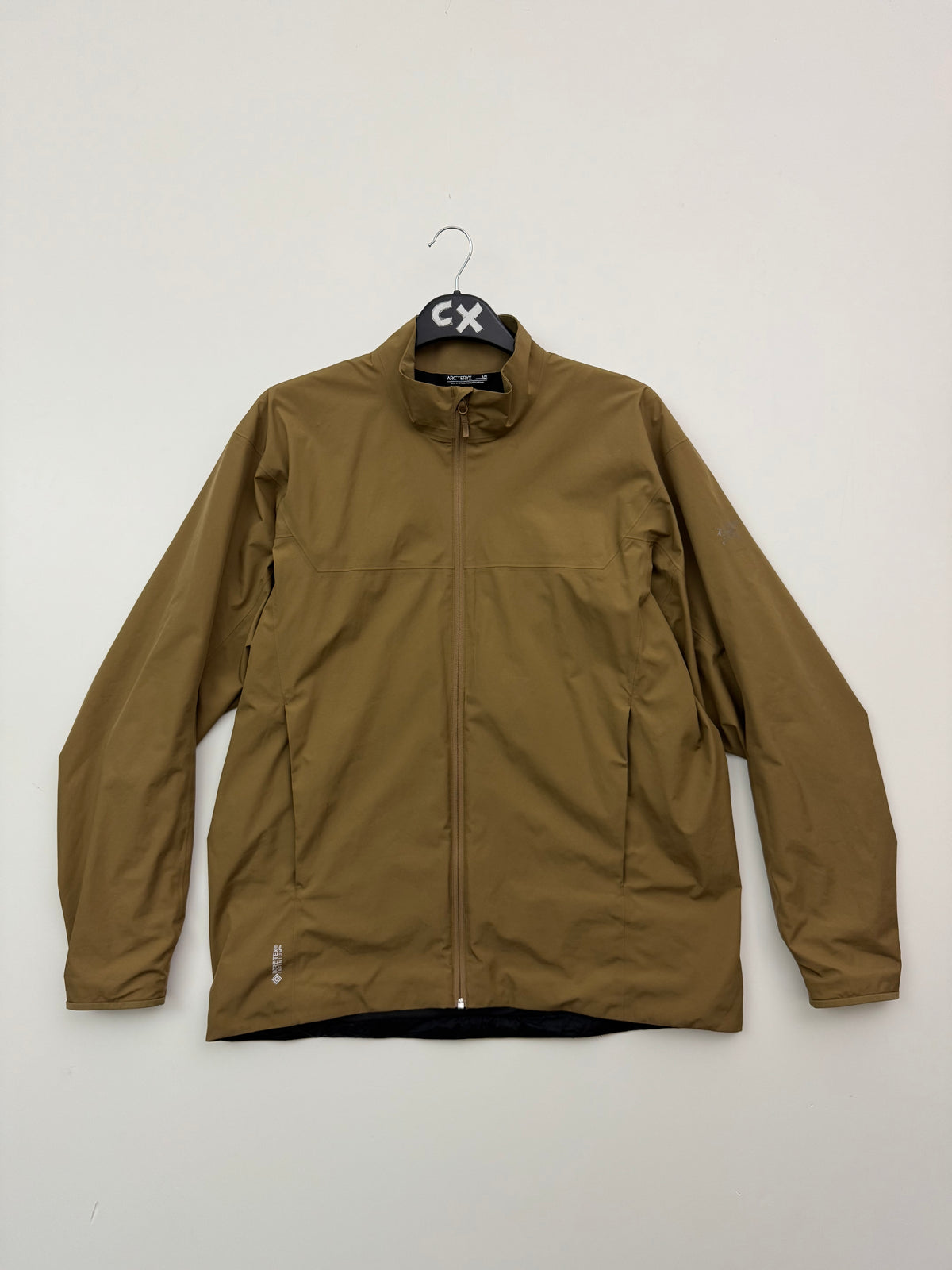 Arc'teryx Solano Jacket Brown Men's L Large Gore-Tex Infinium Shell