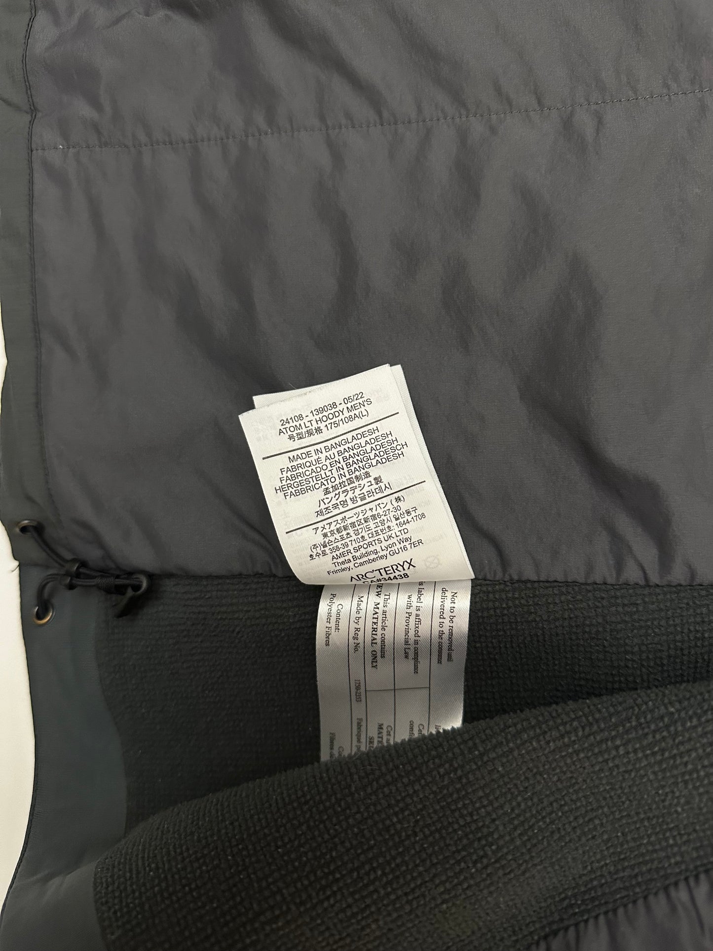 Arc’teryx Atom LT Hoody Grey Men’s L Large