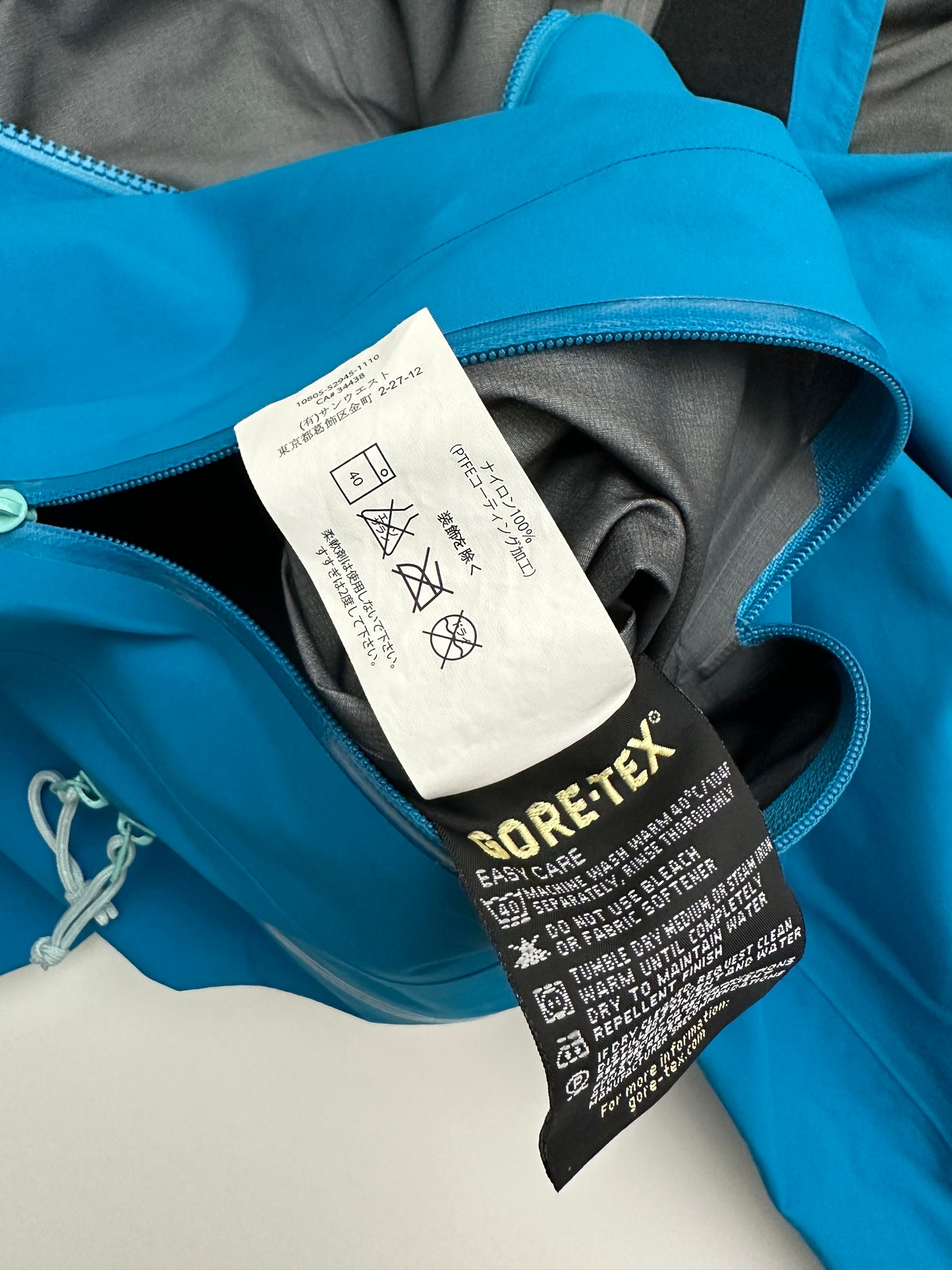 Arc'teryx Beta AR Jacket Bondi Blue Women's L Large Gore-Tex Pro