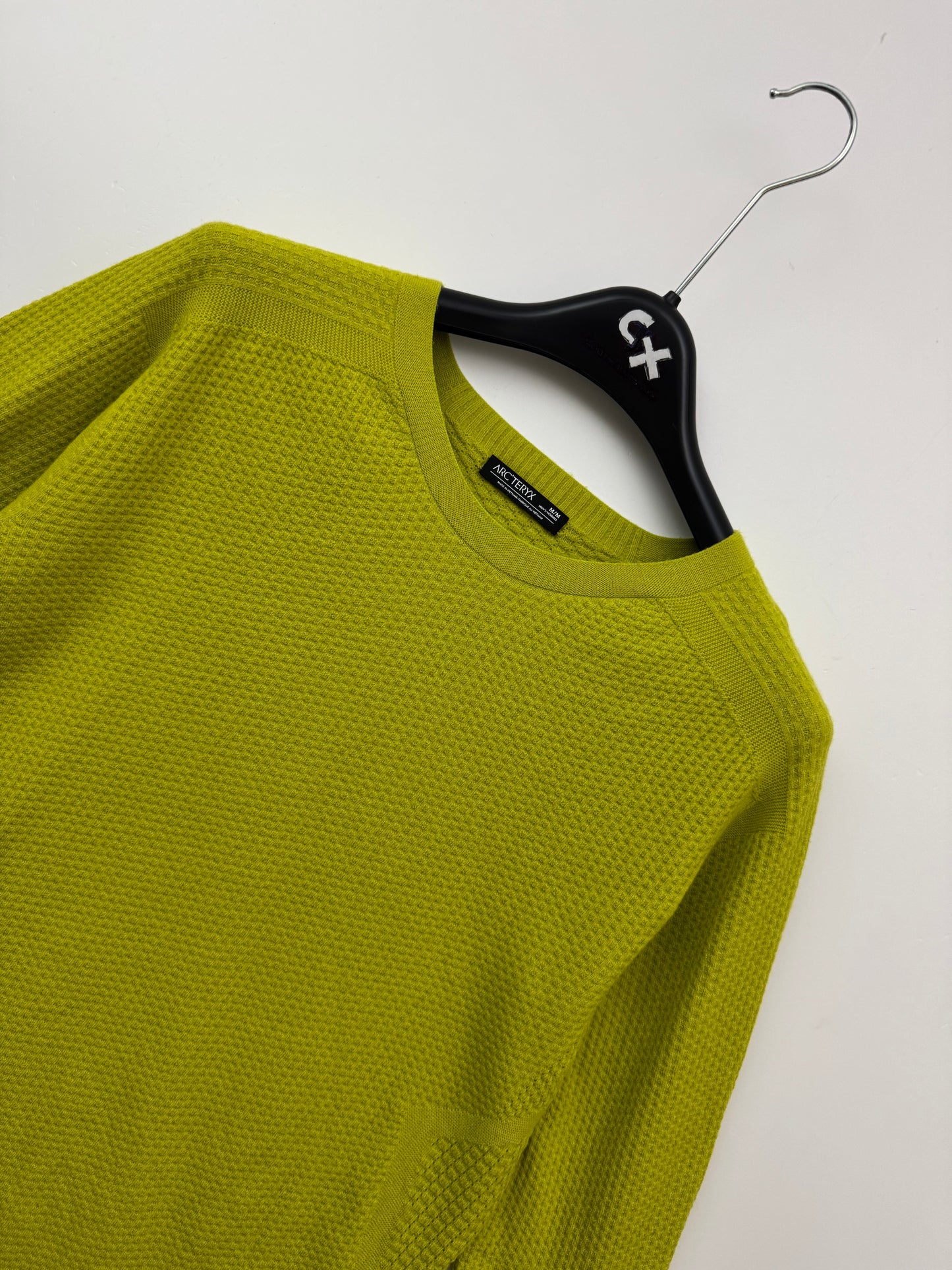 Arc'teryx Hallam Merino Wool Crew Men's M Medium Yellow