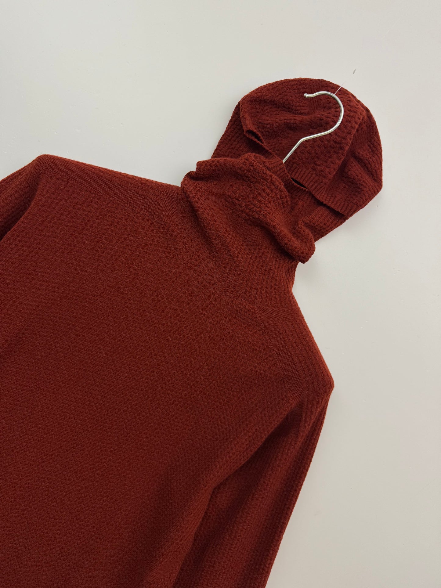 Arc'teryx Hallam Merino Wool Hoody Men's M Medium Bordeaux Red
