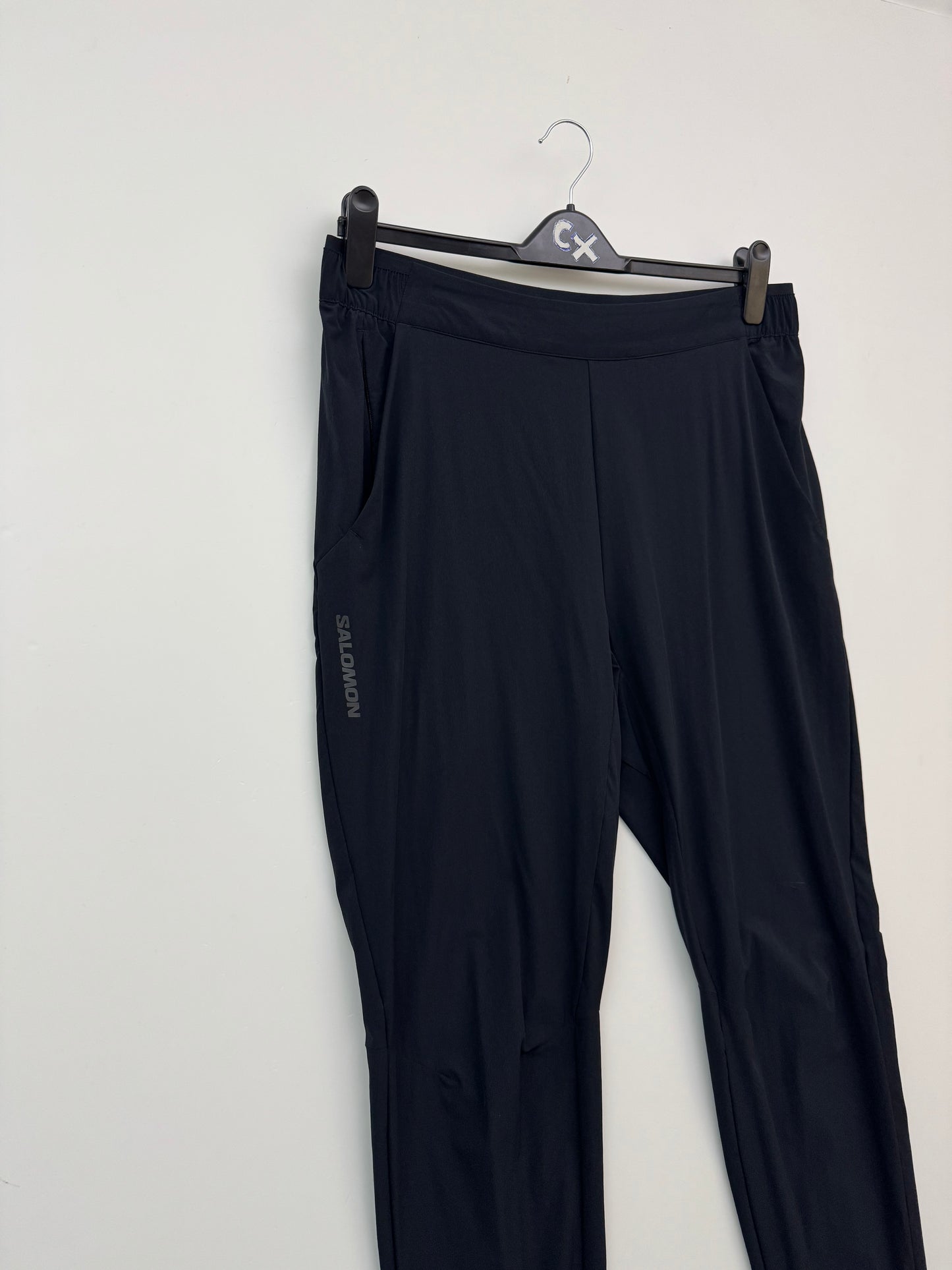 Salomon Men's Large Black Technical Trail Running Pants Trousers