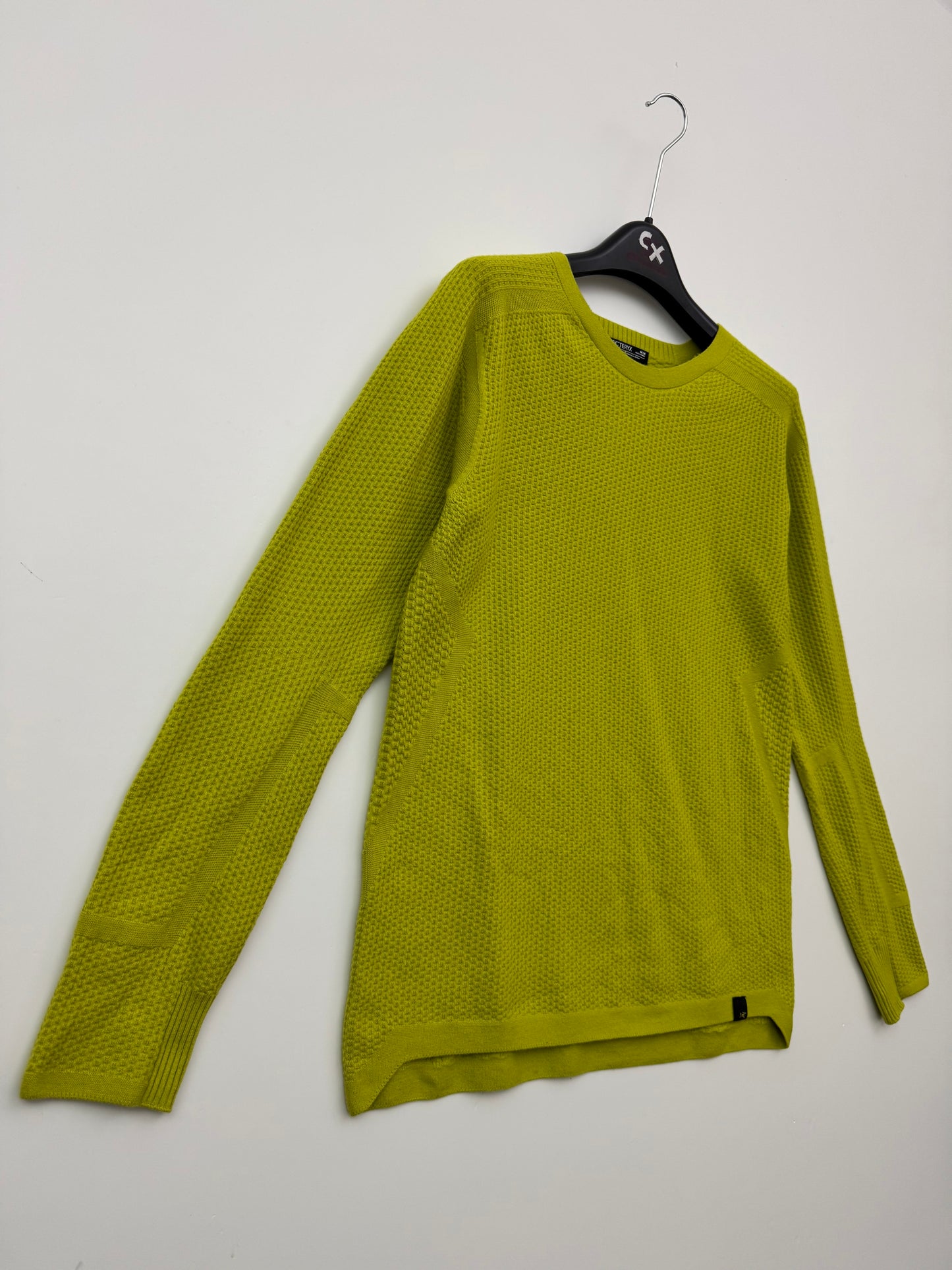 Arc'teryx Hallam Merino Wool Crew Men's M Medium Yellow