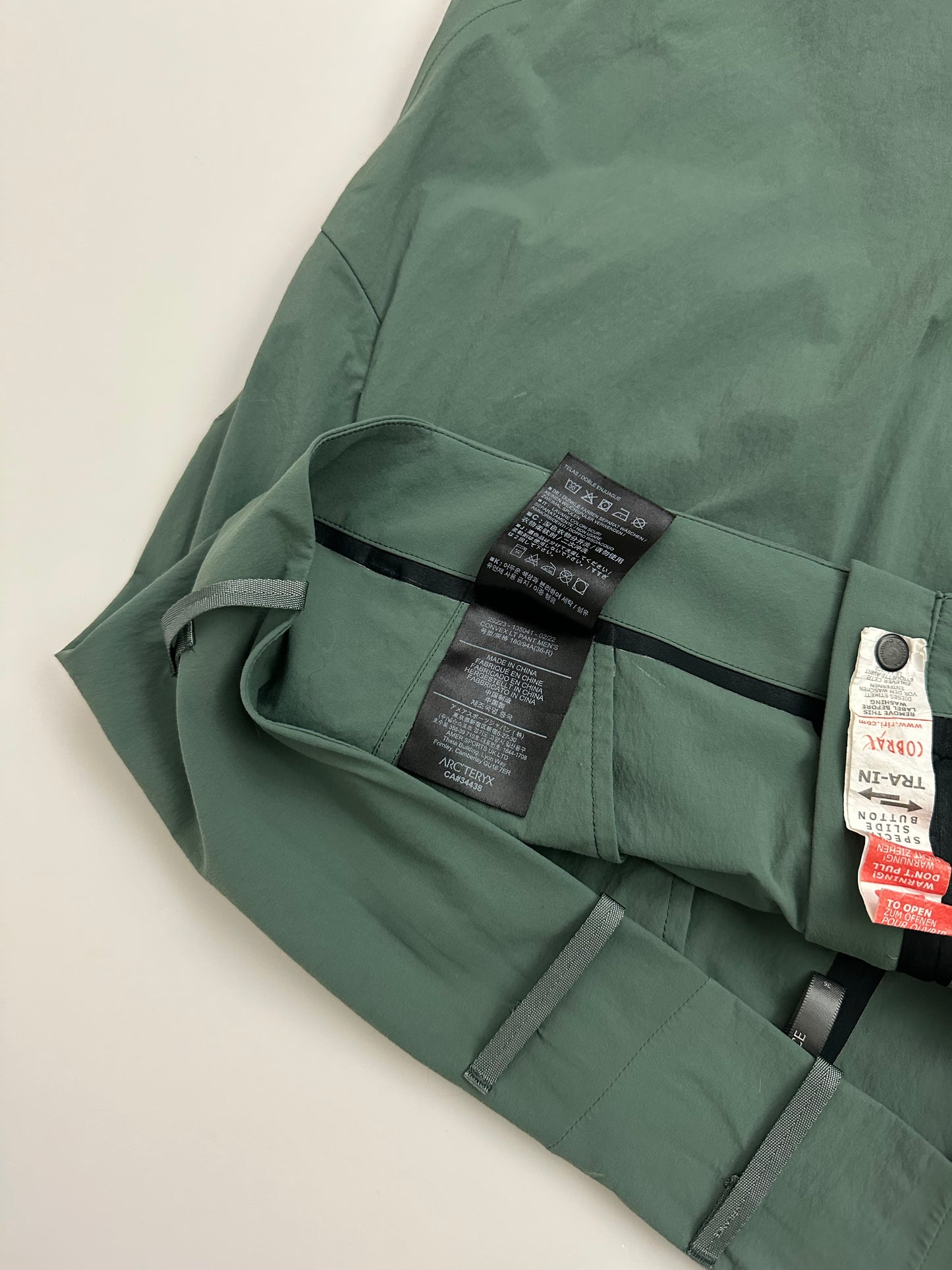 Arc'teryx Veilance Convex LT Pant Green Men’s 36 Regular