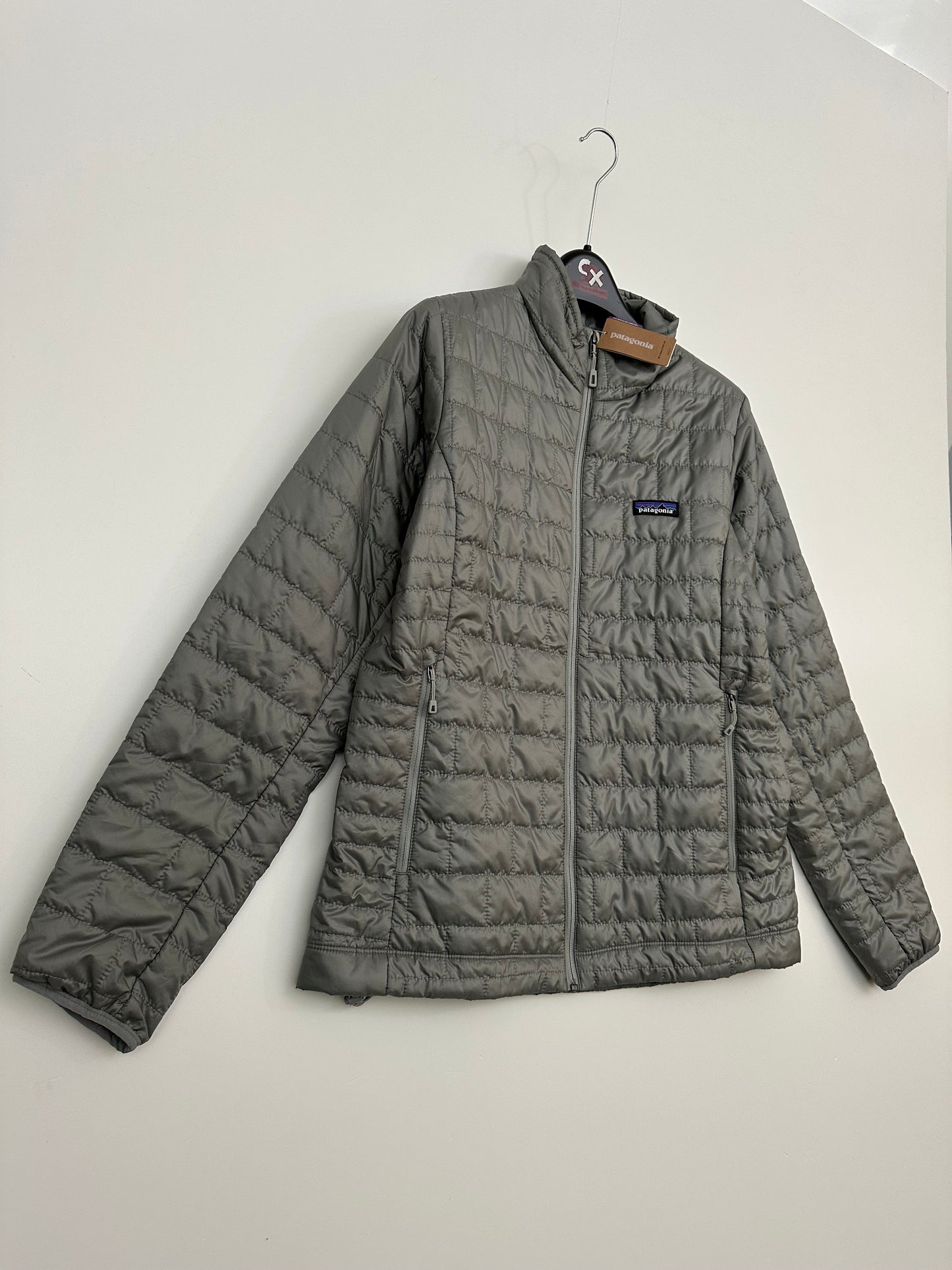 Patagonia Nano Puff Jacket Women's L Large Feather Grey