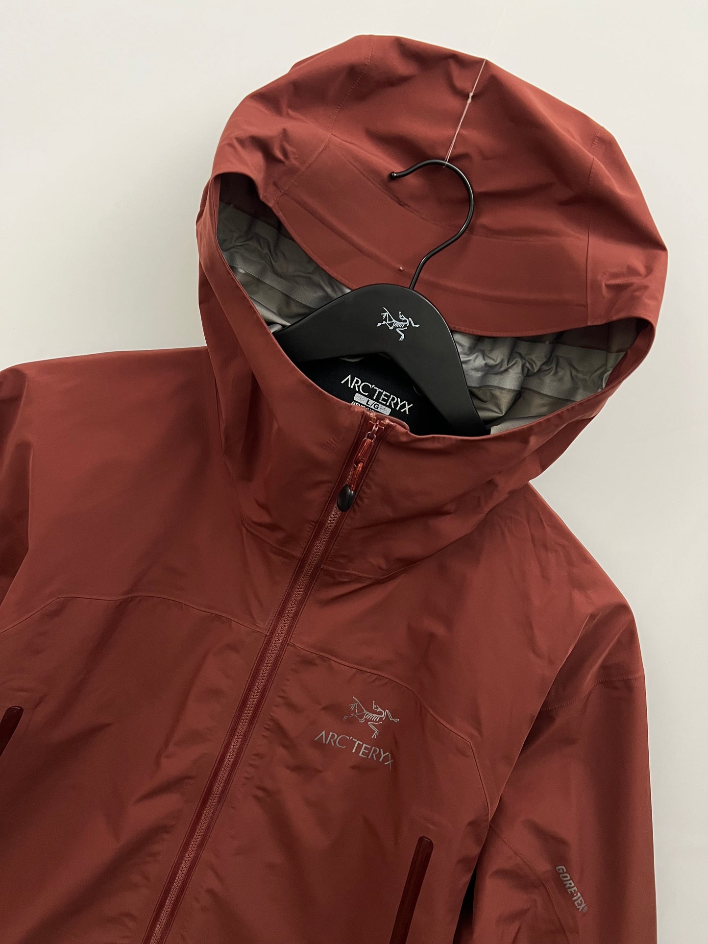 Arc’teryx Zeta LT Jacket Pompeii Red Men’s L Large Gore-Tex