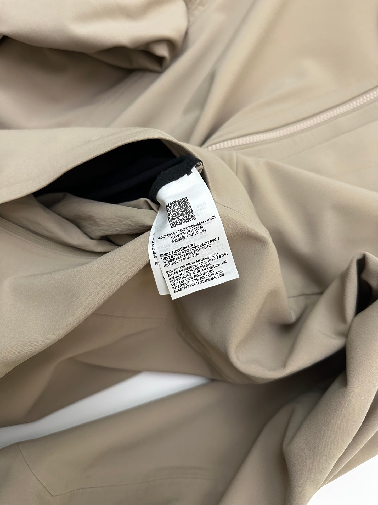 Arc'teryx Sawyer Hoody Smoke Bluff Men's M Medium Gore-Tex Infinium
