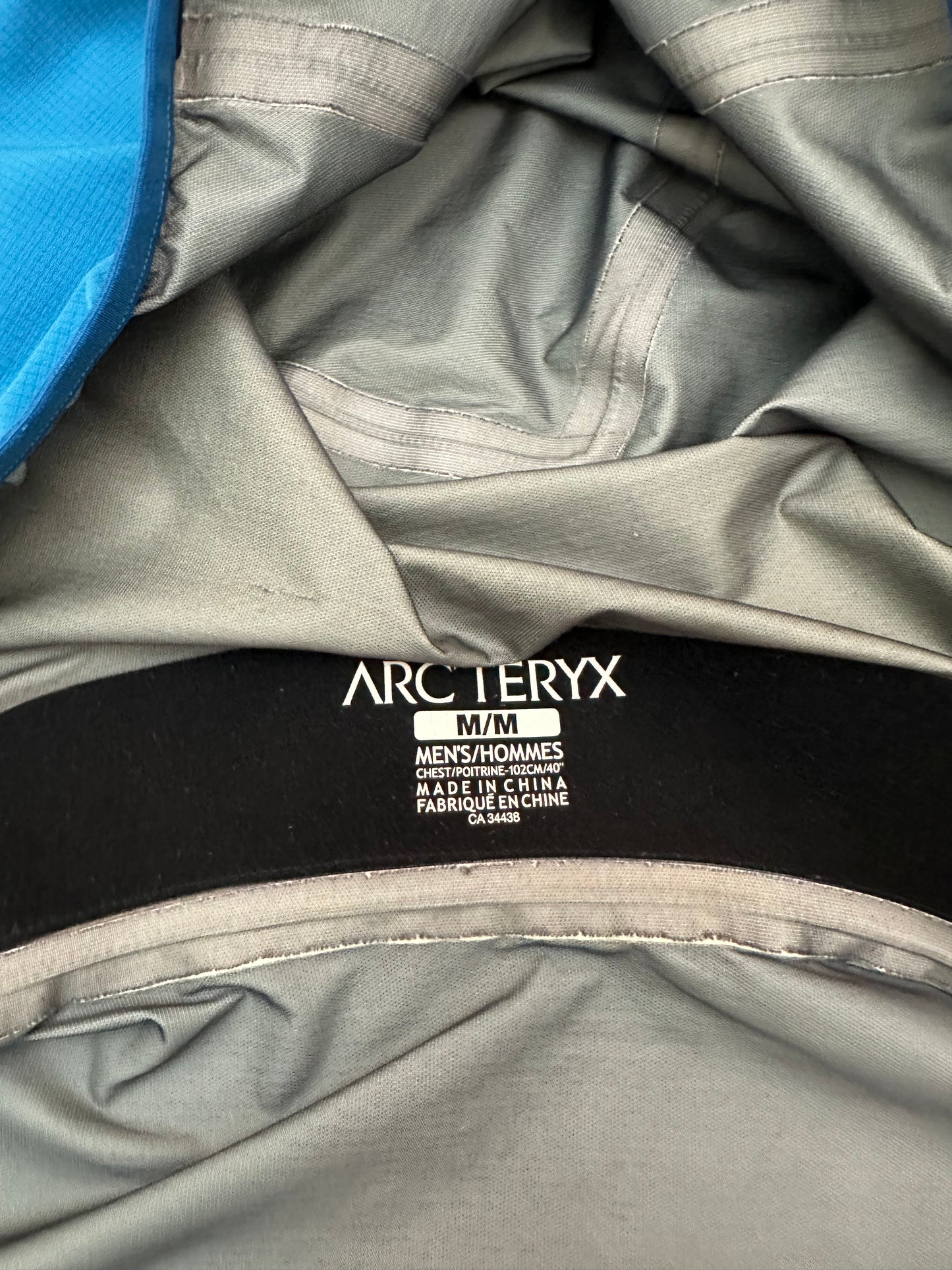 Arc’teryx Norvan Jacket Blue Men’s M Medium Gore-Tex