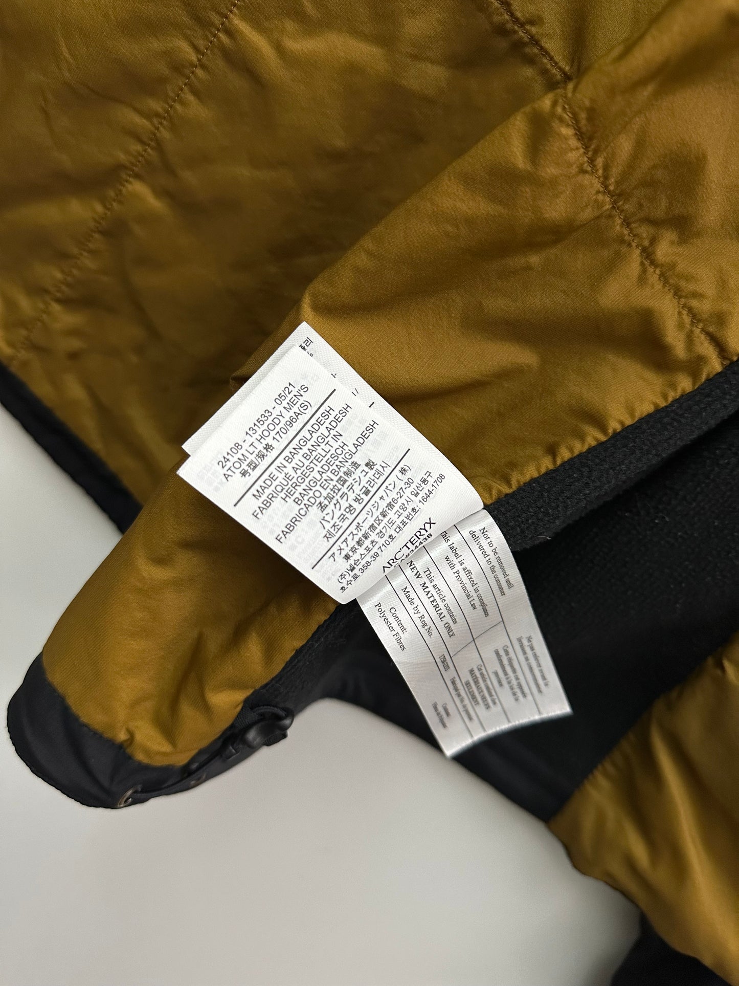 Arc’teryx Atom LT Hoody 24K Black Men’s S Small