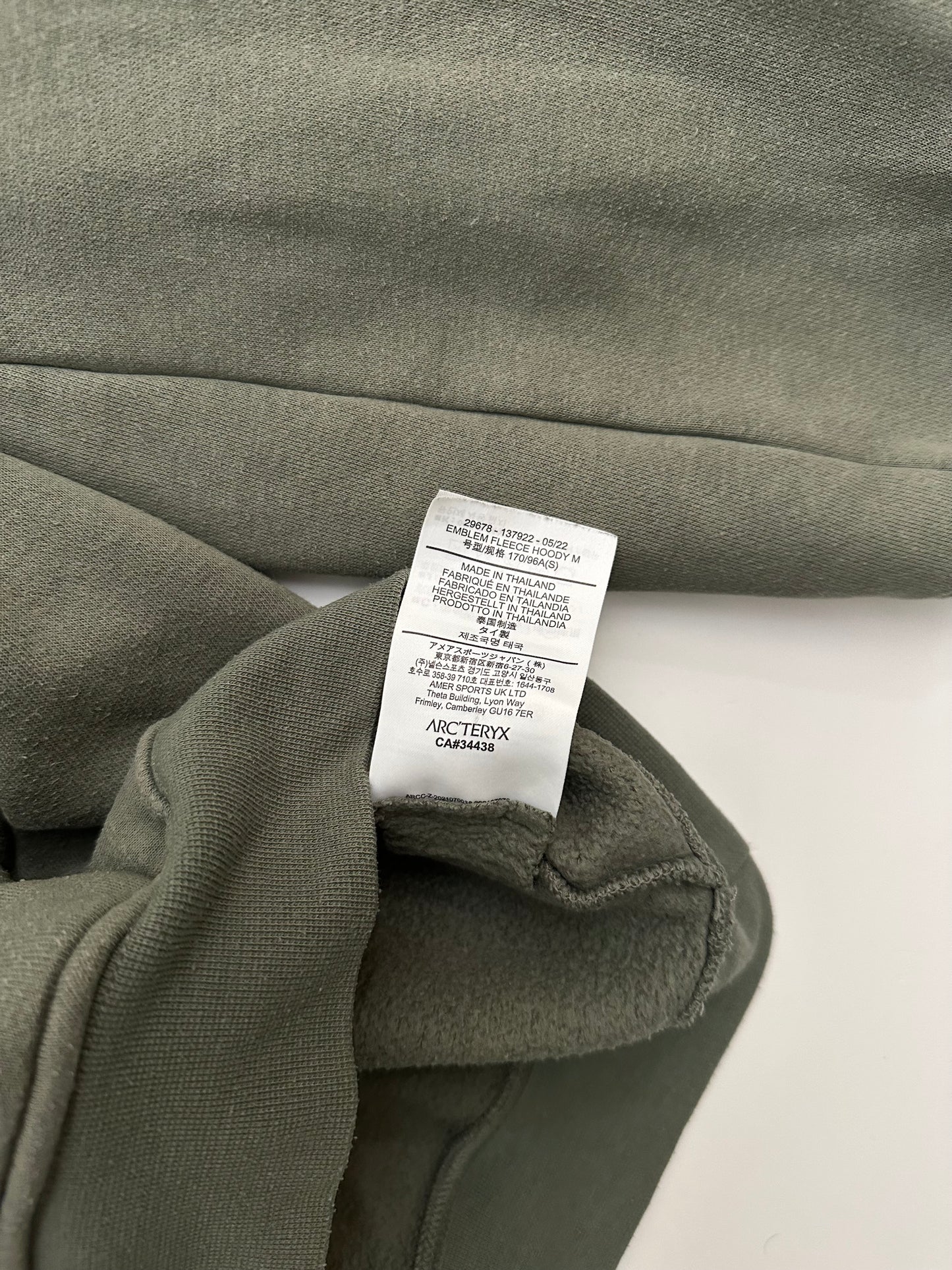 Arc’teryx Emblem Fleece Hoody Men’s S Small