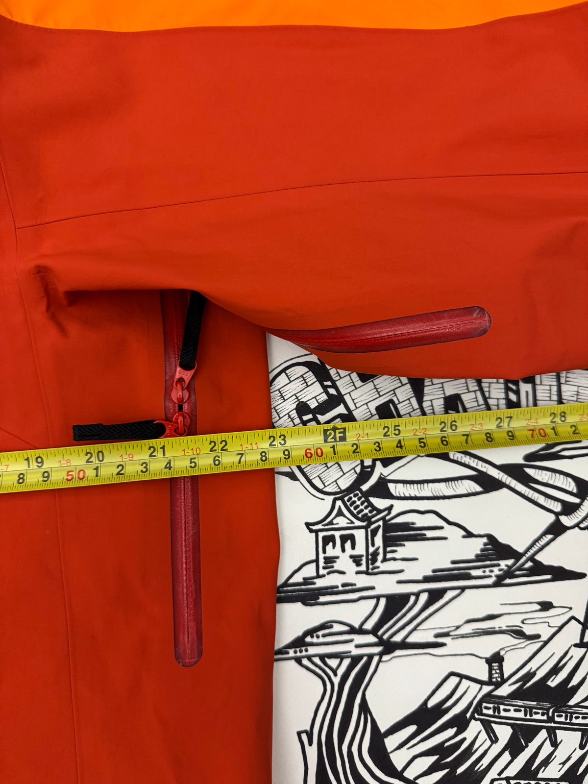 Arc'teryx Sabre Jacket Orange Men's S Small Gore-Tex RECCO